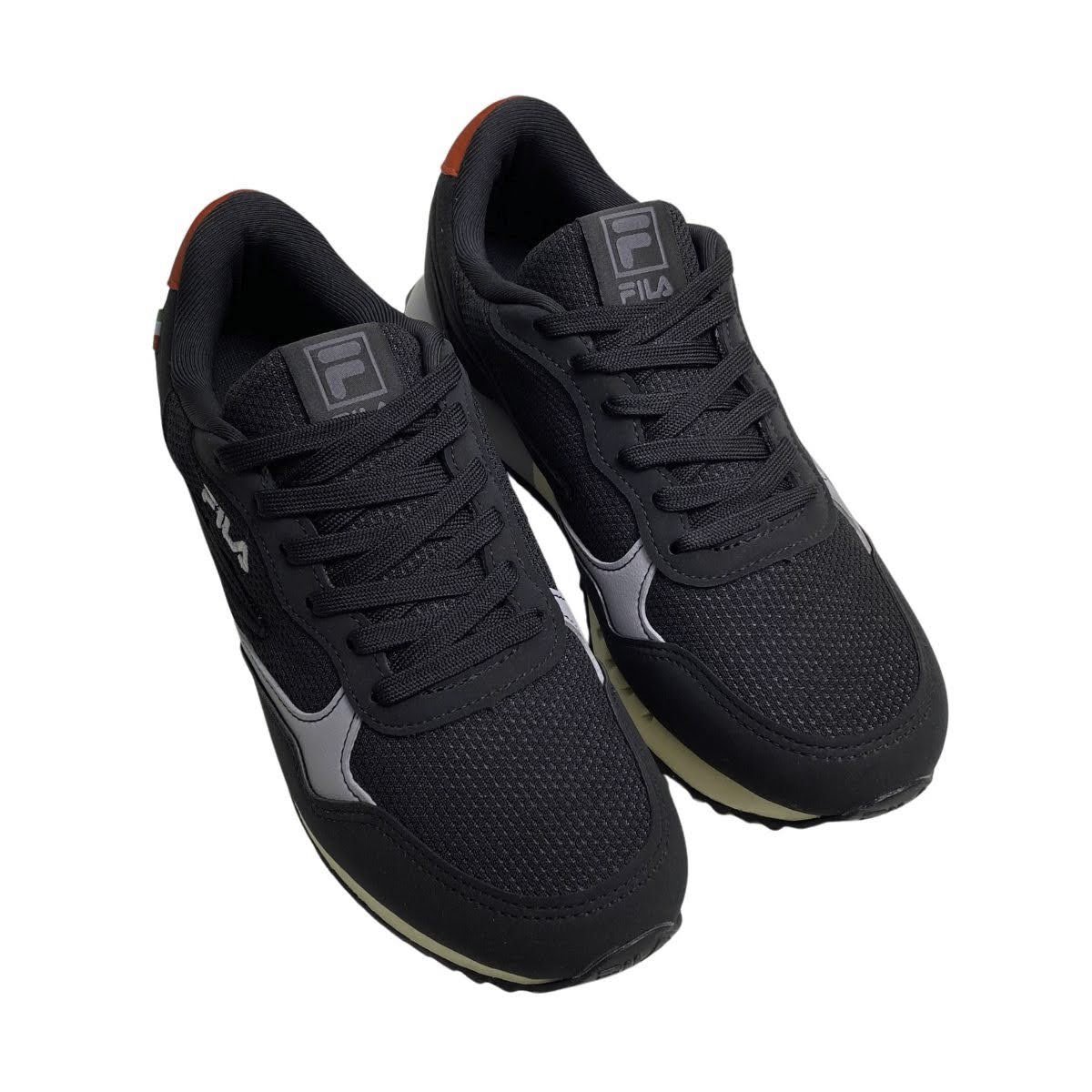 Tênis Esportivo Fila Masculino FO1L00308 Preto Preto 4