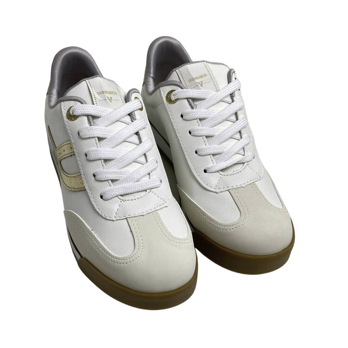 Tênis Casual Via Marte Feminino 237003 Creme Creme 4