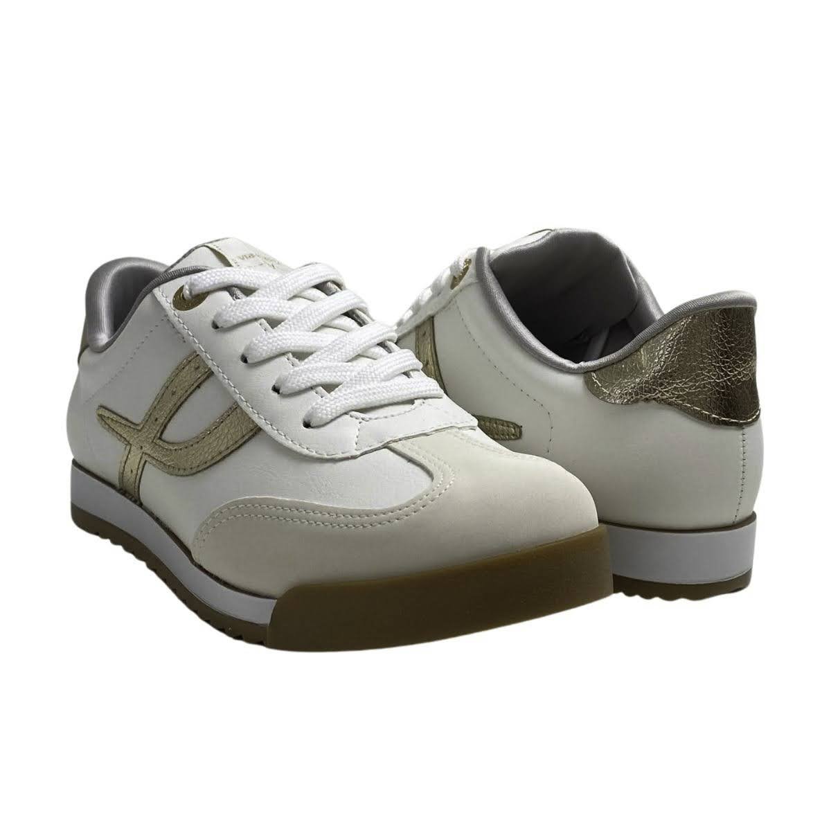 Tênis Casual Via Marte Feminino 237003 Creme Creme 5