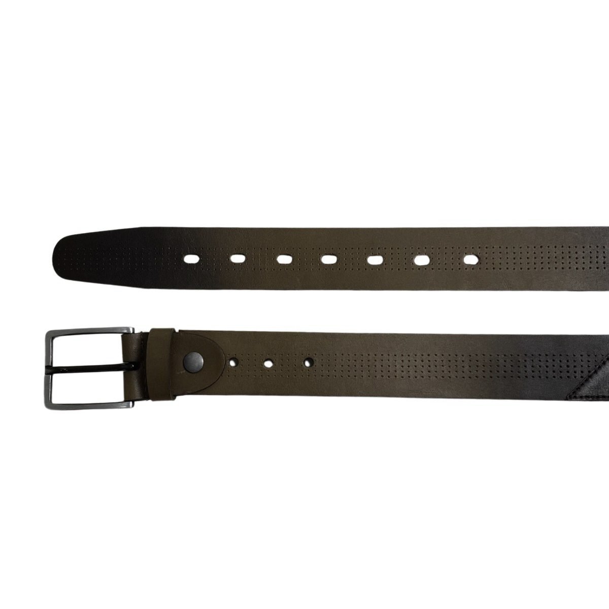 Cinto Couro Masculino FM058 Marrom Marrom 2