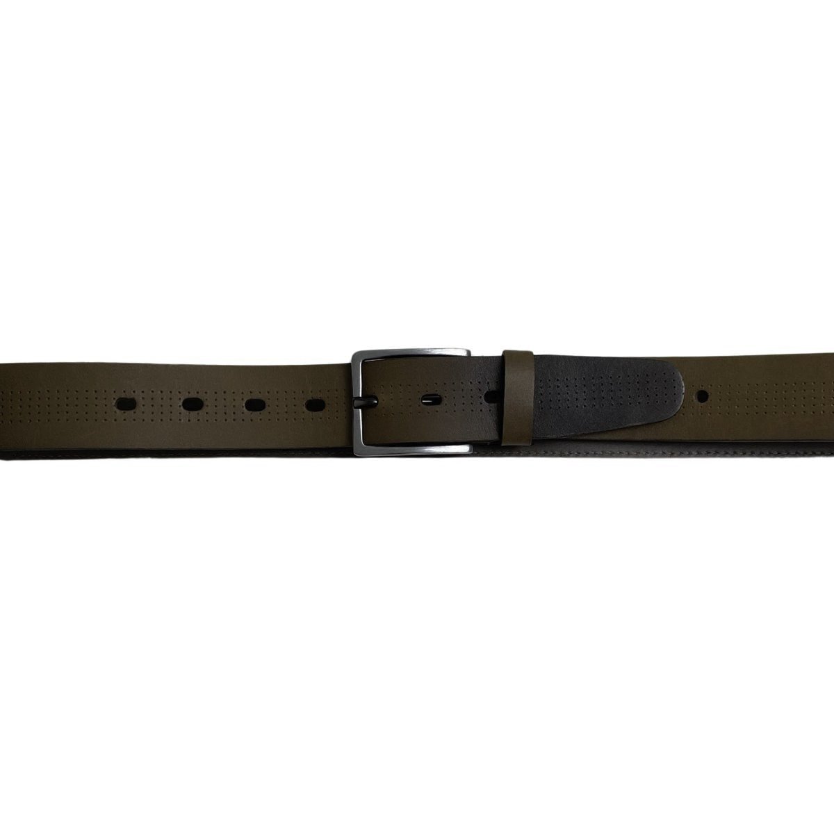 Cinto Couro Masculino FM058 Marrom Marrom 3