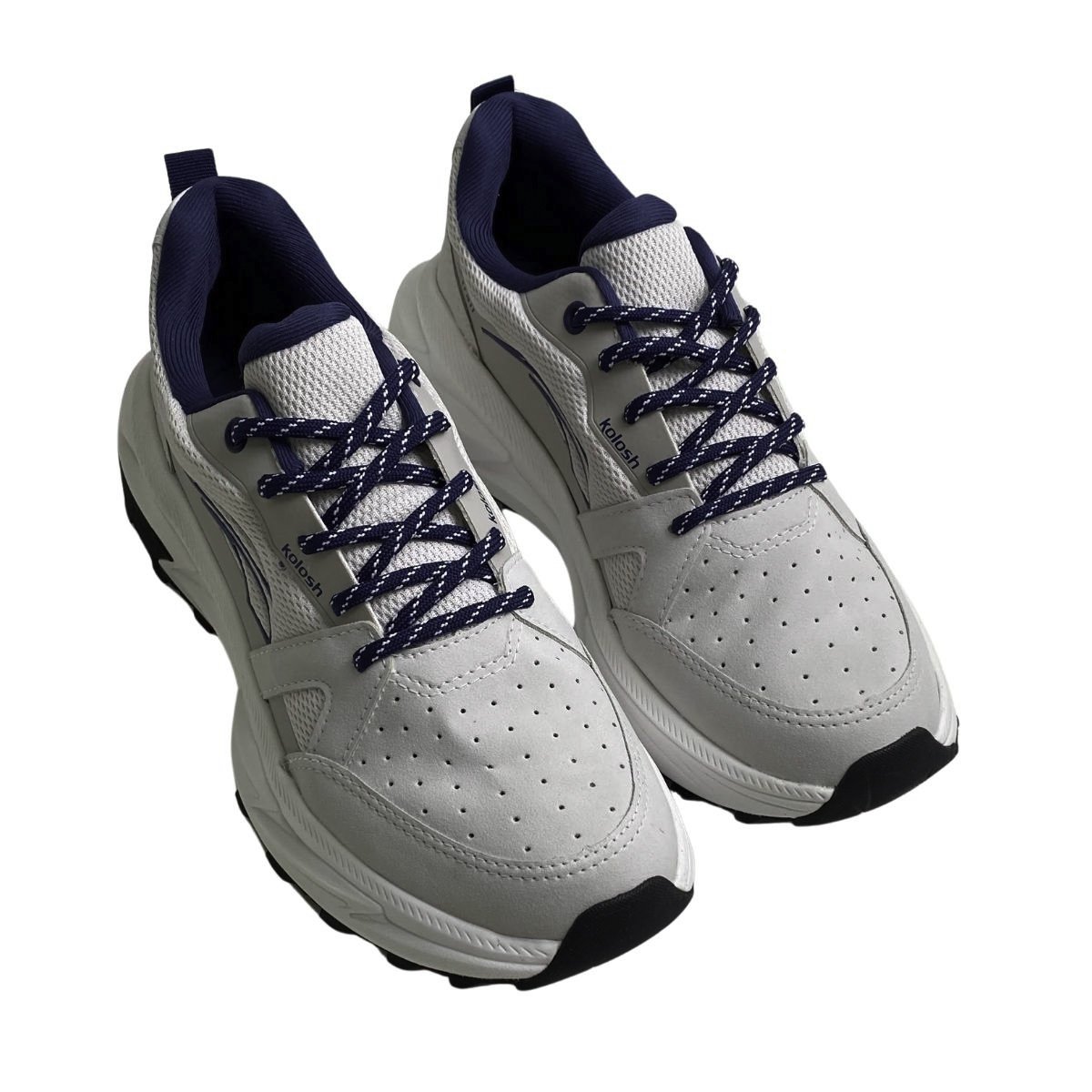 Tênis Kolosh Esportivo Masculino H3643 Cinza Claro Cinza 4