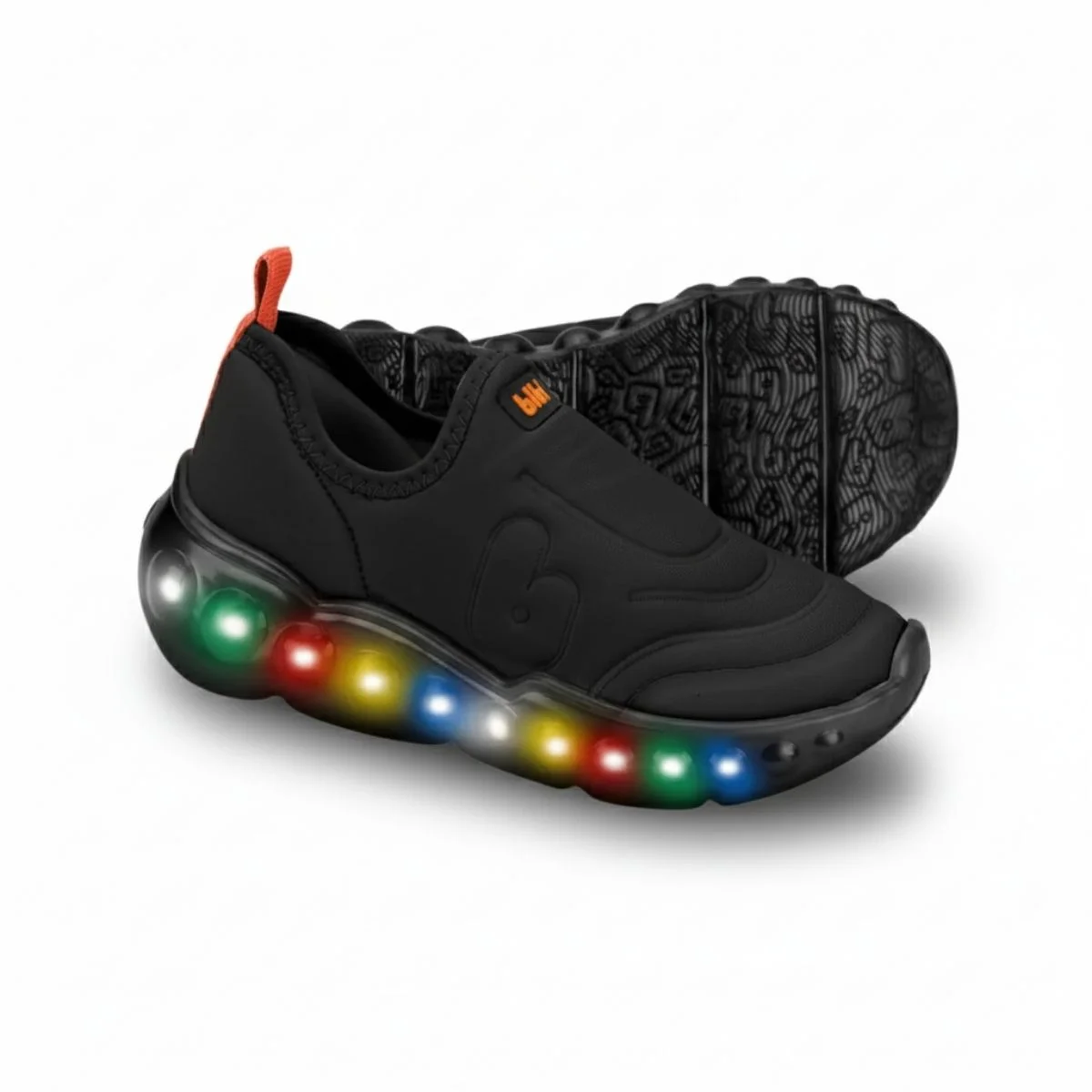 Tênis Infantil Led Bibi Menino 125013 Preto Preto 4