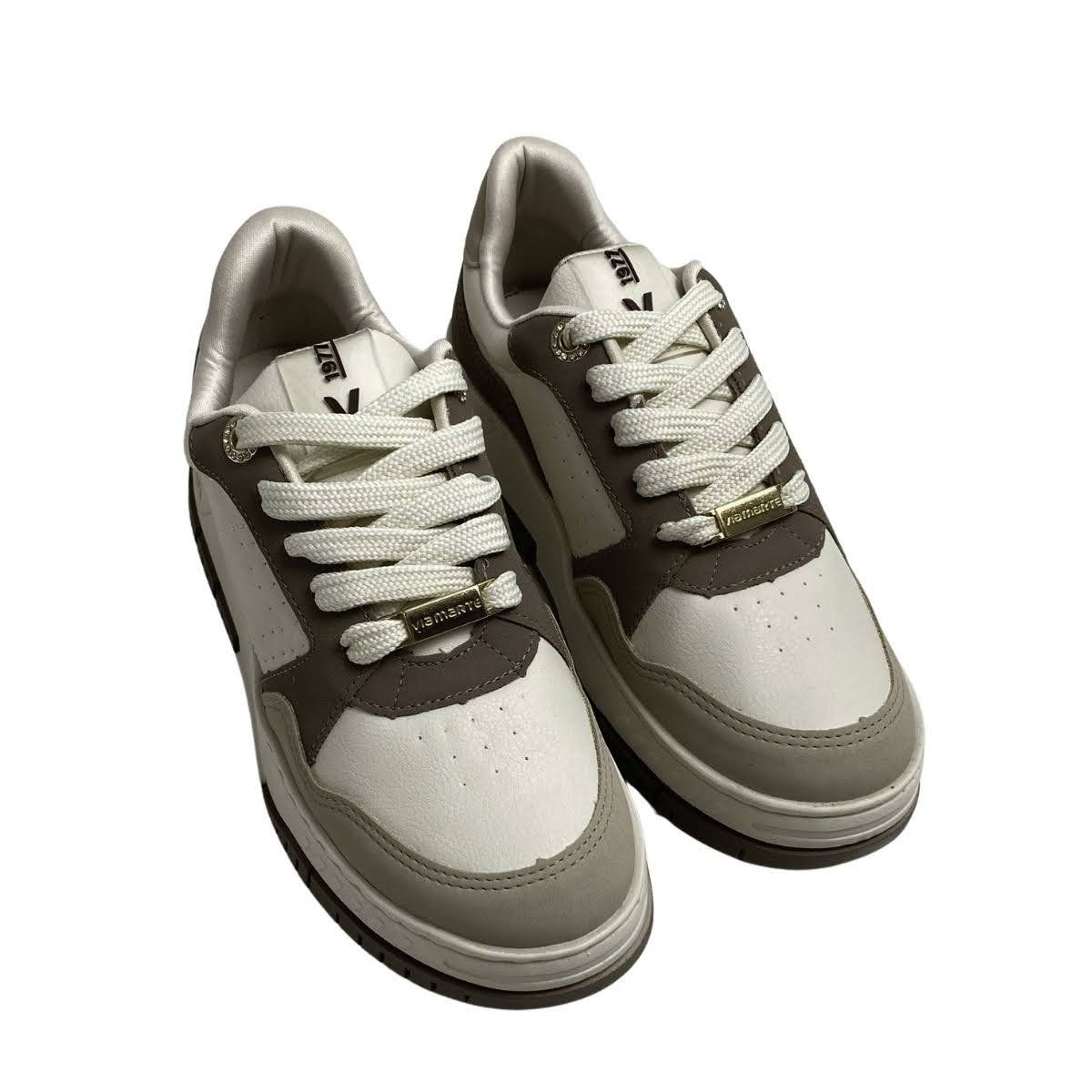 Tênis Casual Via Marte Feminino 219002 Creme Creme 4