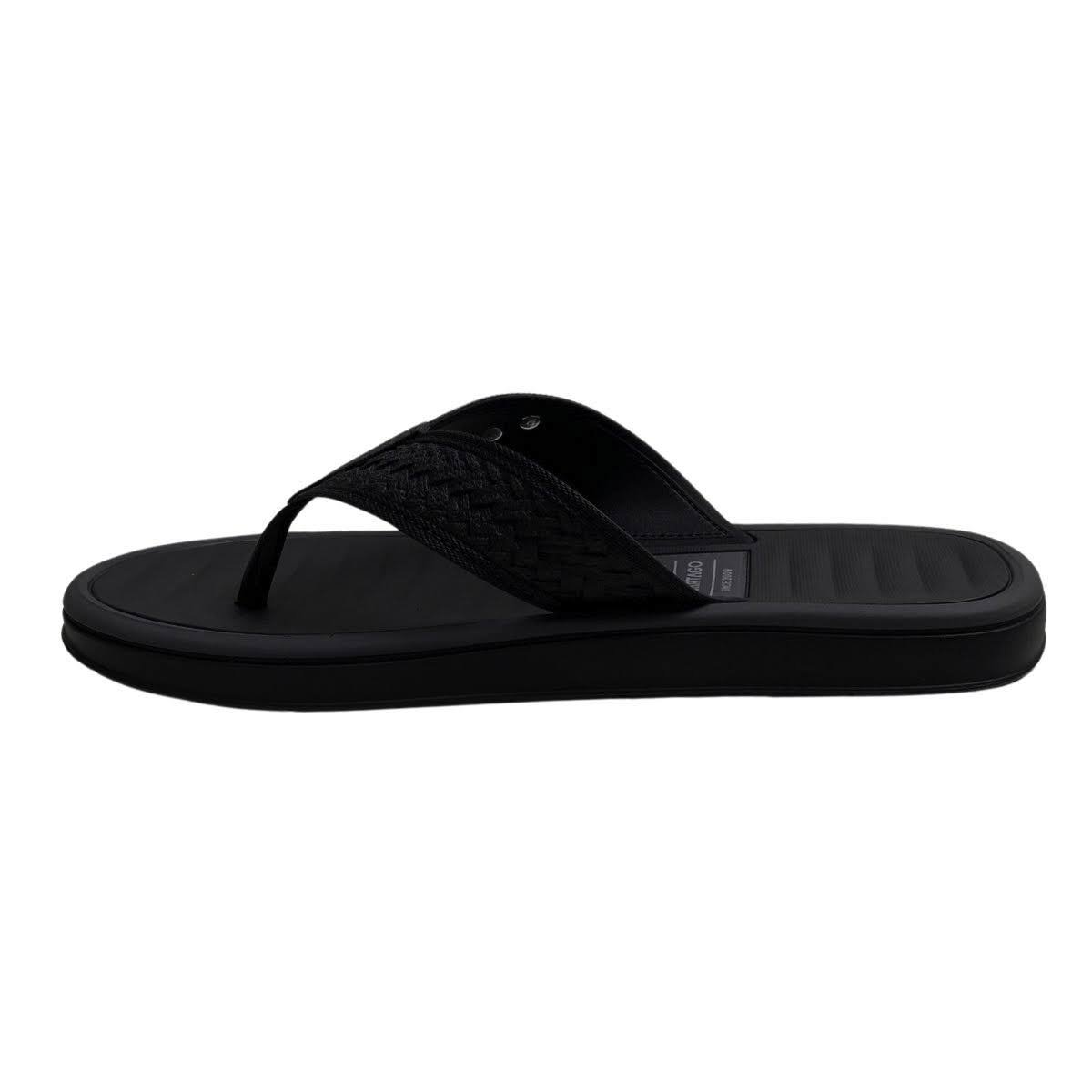 Chinelo Cartago Masculino 12285 Preto Preto 3