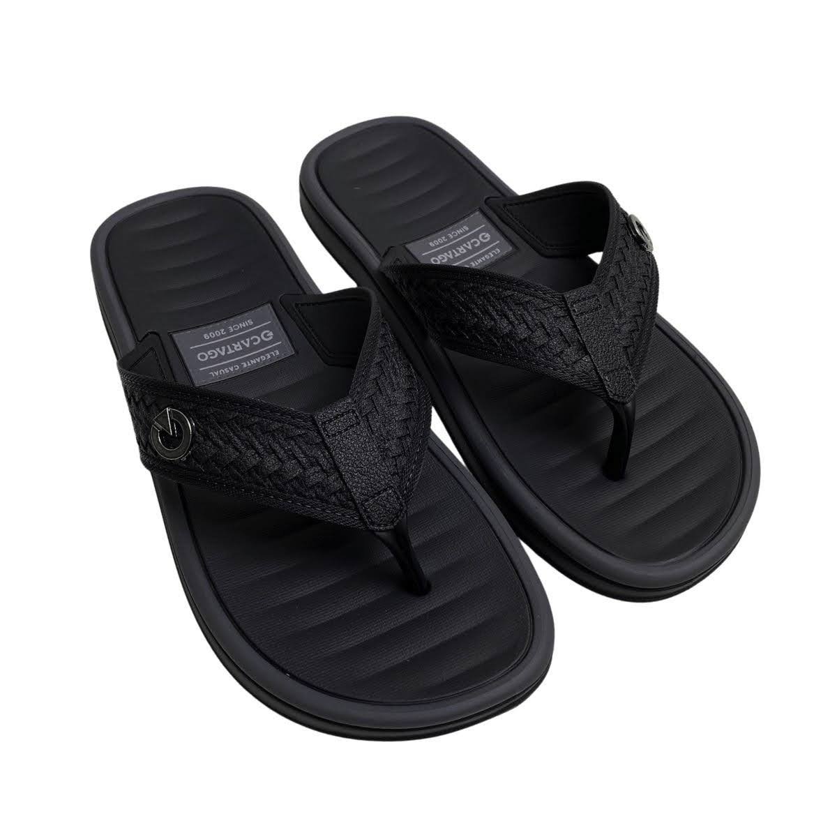 Chinelo Cartago Masculino 12285 Preto Preto 4