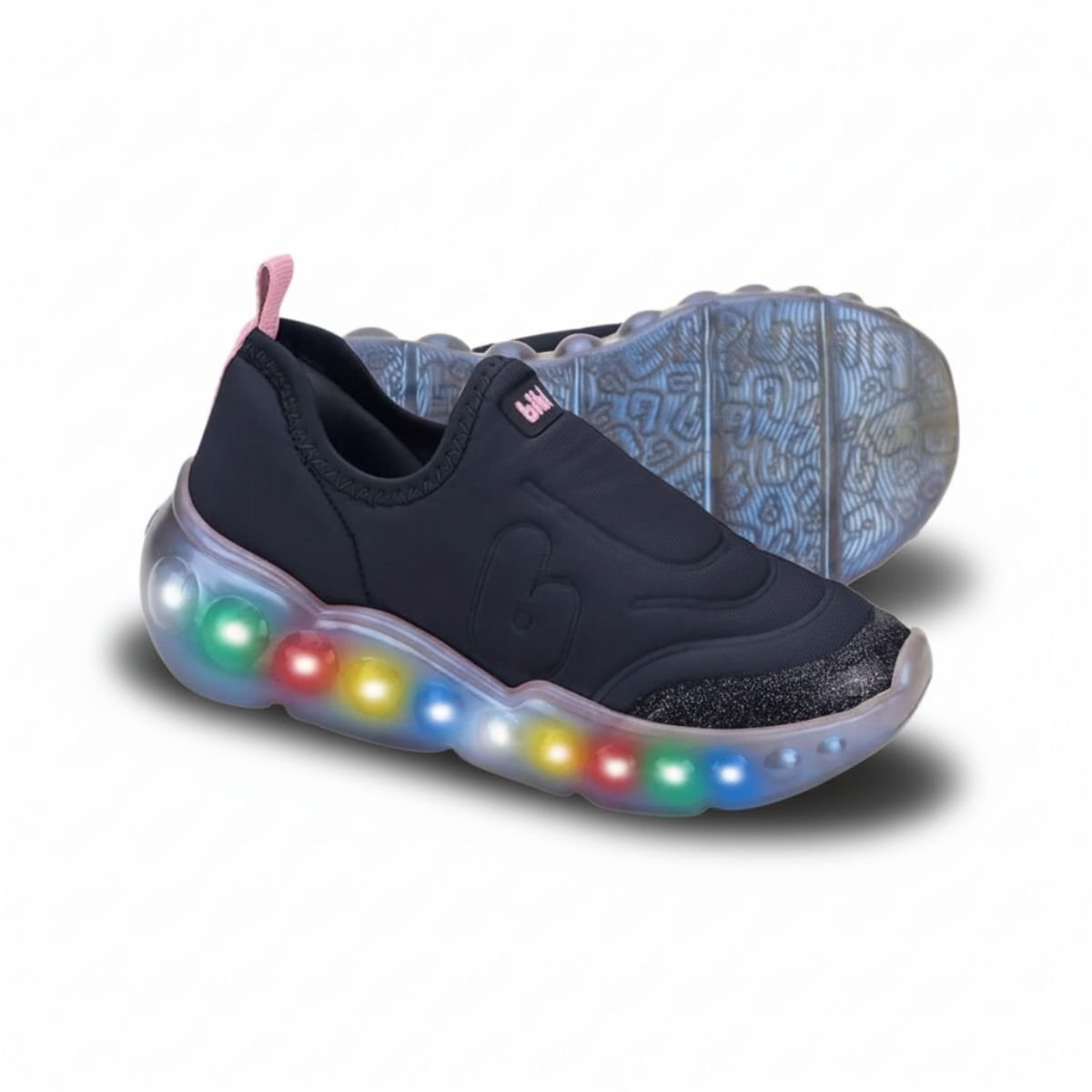Tênis Infantil Led Bibi Menina 125016 Marinho Azul Marinho 4