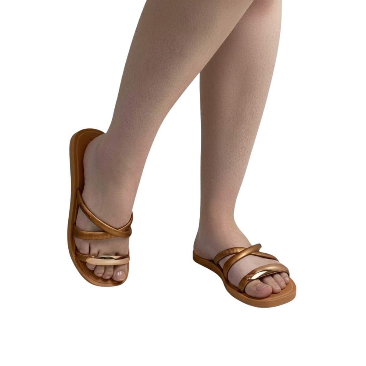 Rasteira Ipanema Feminina 27380 Marrom Marrom 2