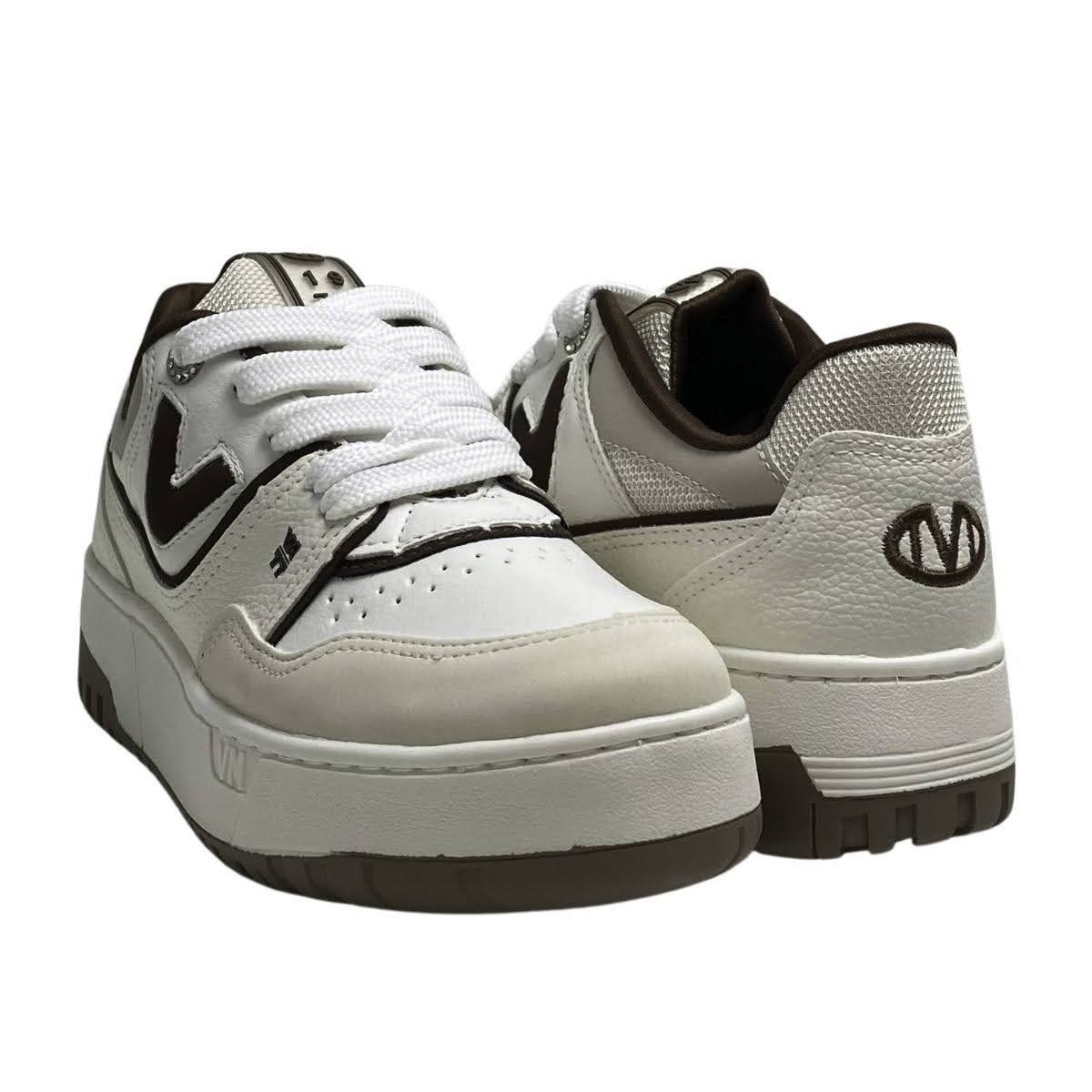 Tênis Casual Via Marte Feminino 042027 Marfim Branco 5