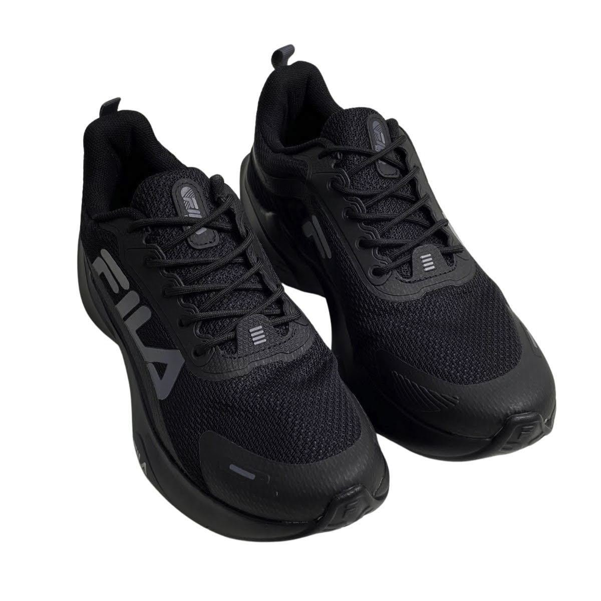 Tênis Esportivo Fila Masculino FO1TR00044 Preto Preto 4