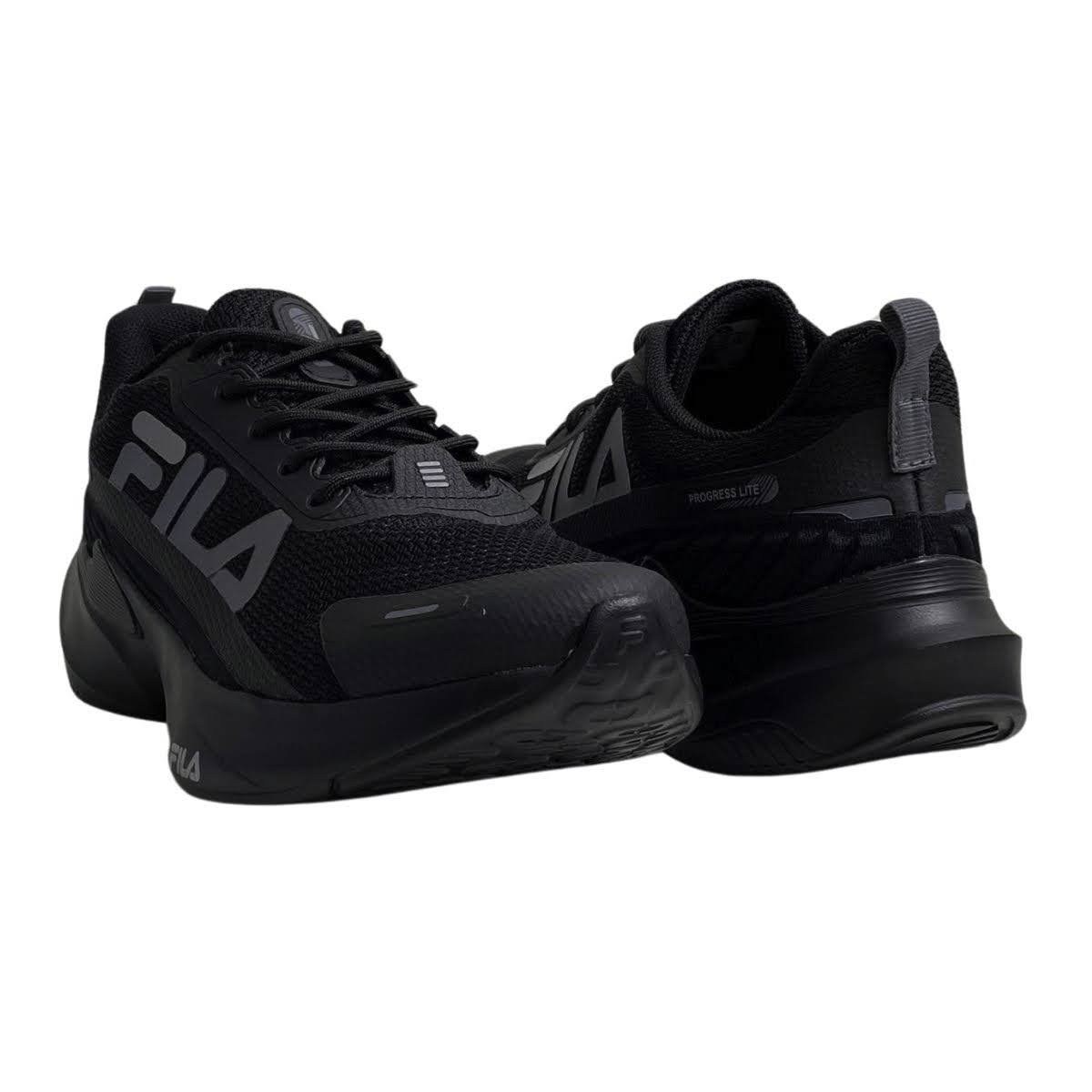 Tênis Esportivo Fila Masculino FO1TR00044 Preto Preto 5