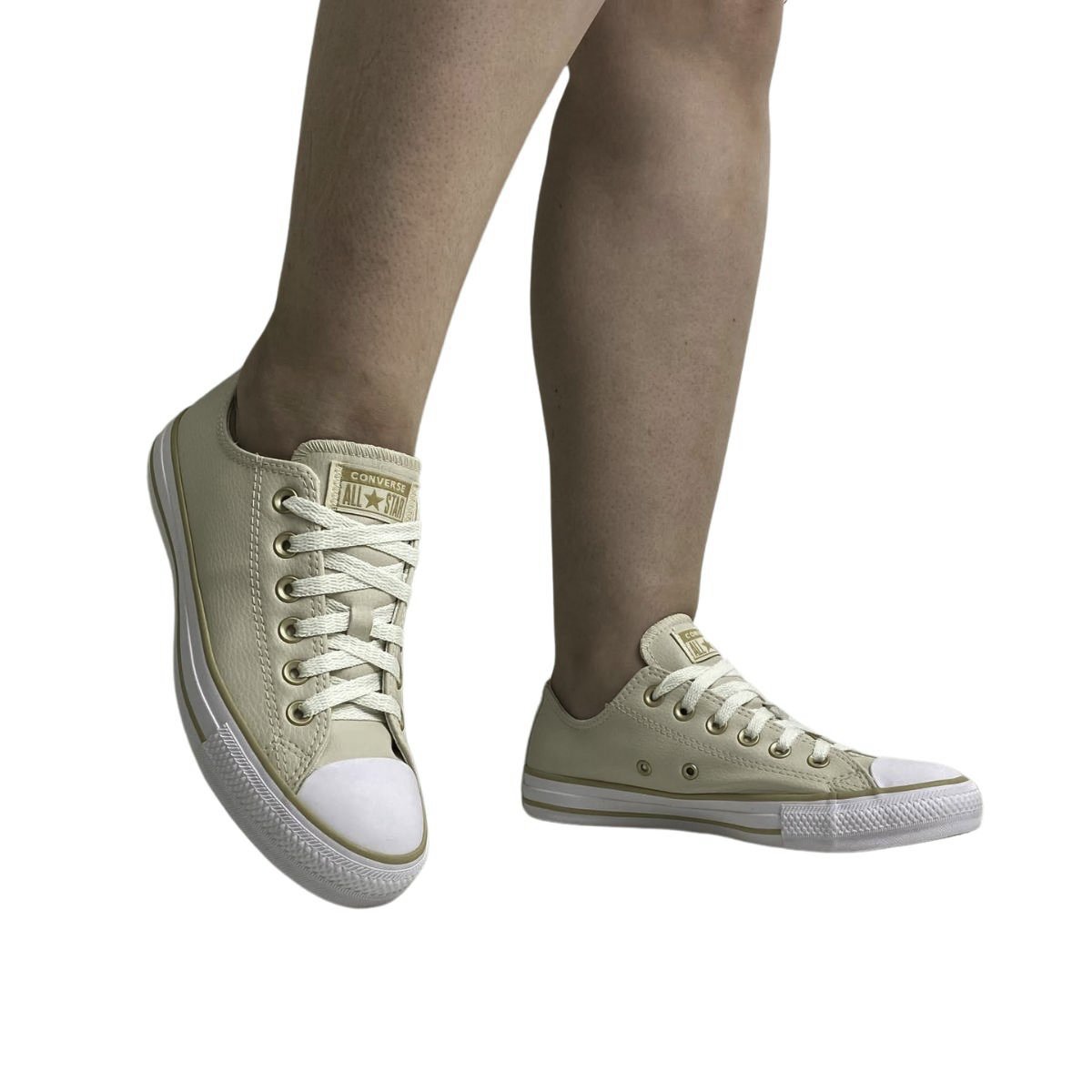 All Star Tênis Feminino Couro CT04500006 Nude Nude 2