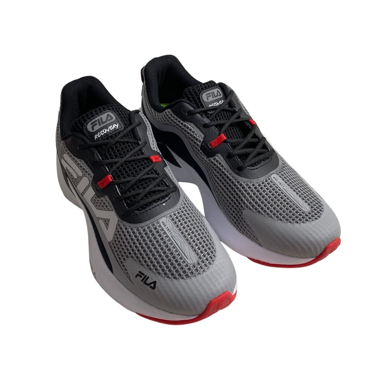 Tênis Esportivo Fila Masculino 11J728X Cinza Escuro Cinza 4