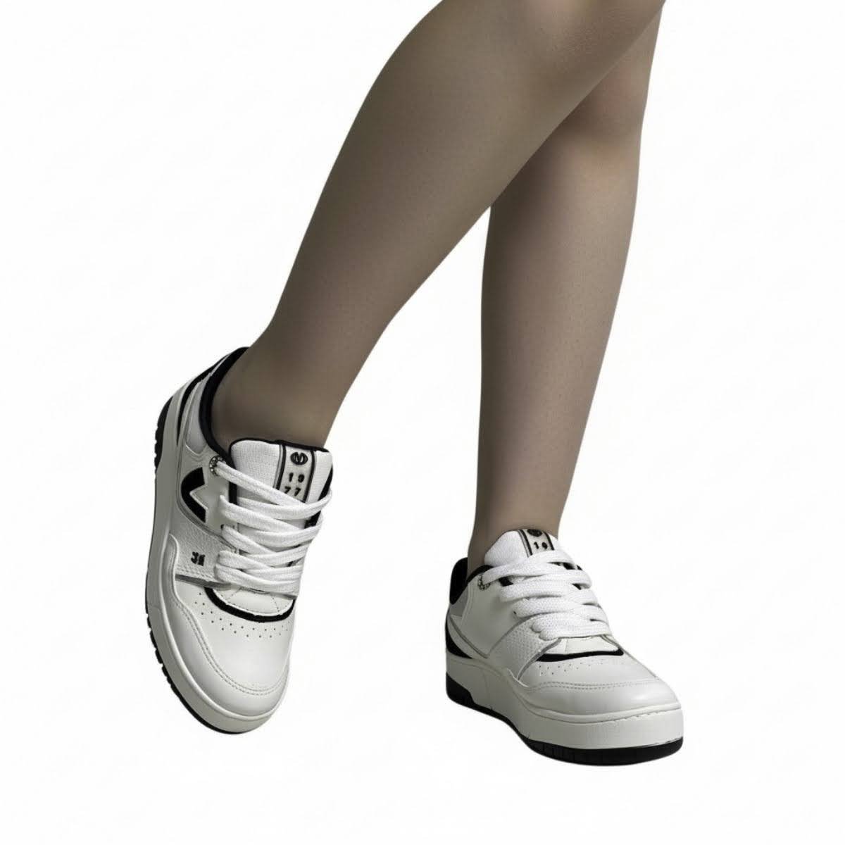 Tênis Casual Via Marte Feminino 042030 Branco Branco 2