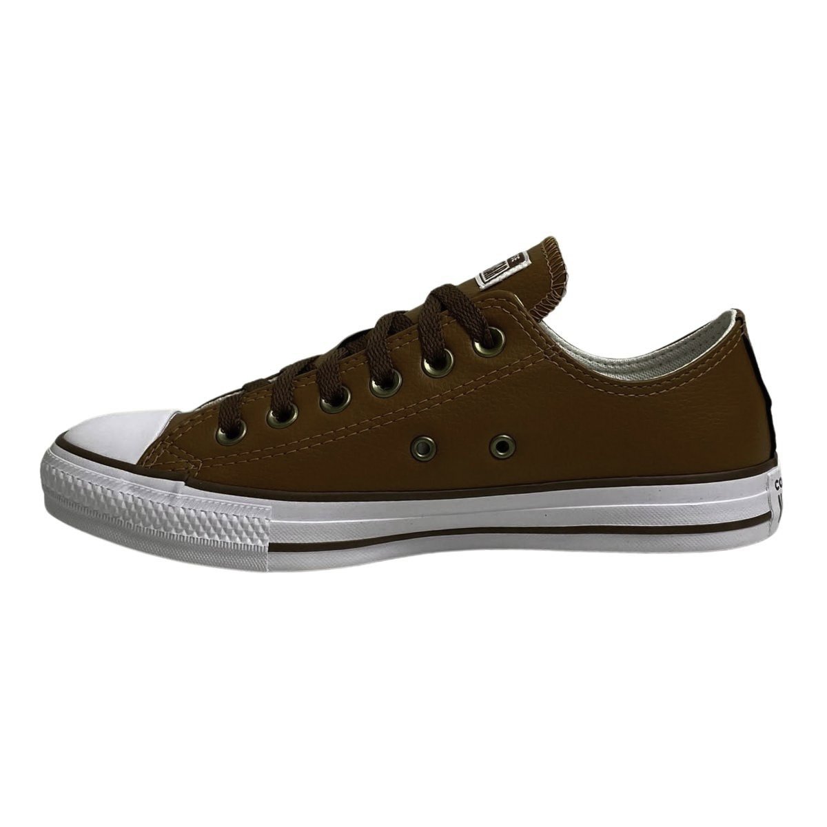 All Star Tênis Masculino Couro CT04500005 Marrom Marrom 4