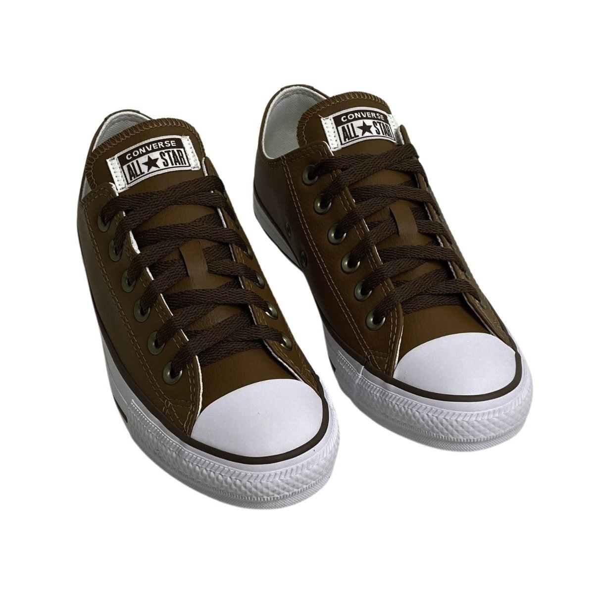All Star Tênis Masculino Couro CT04500005 Marrom Marrom 5