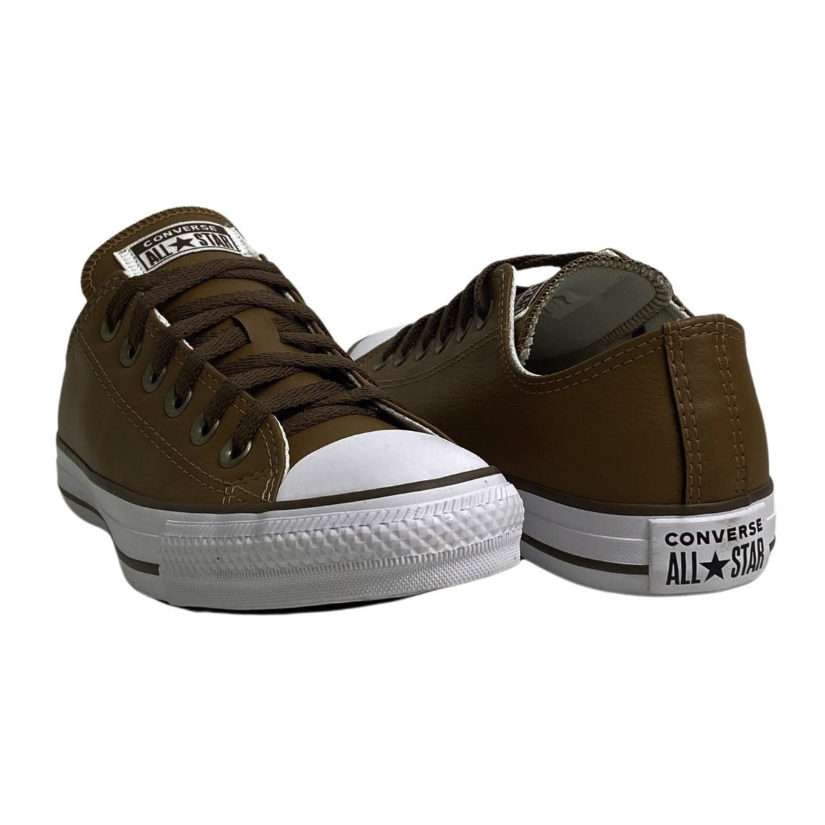 All Star Tênis Masculino Couro CT04500005 Marrom Marrom 6