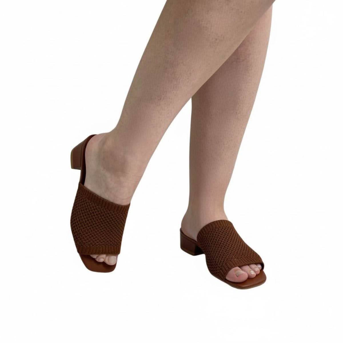 Tamanco Valentina Feminino 455058 Marrom Escuro Marrom 2