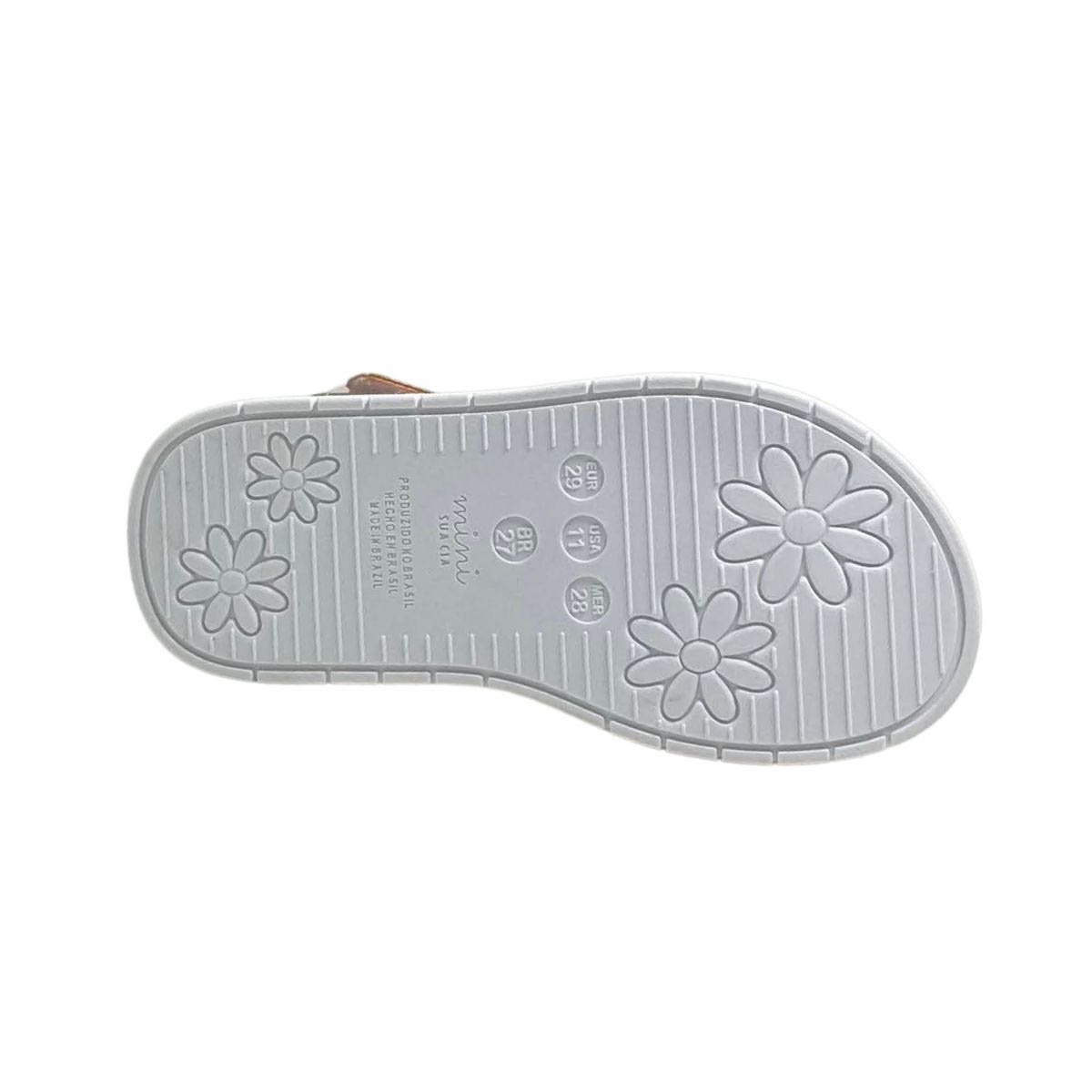 Sandália Mini Sua Cia Infantil Menina 706600707 Rose Rose 6