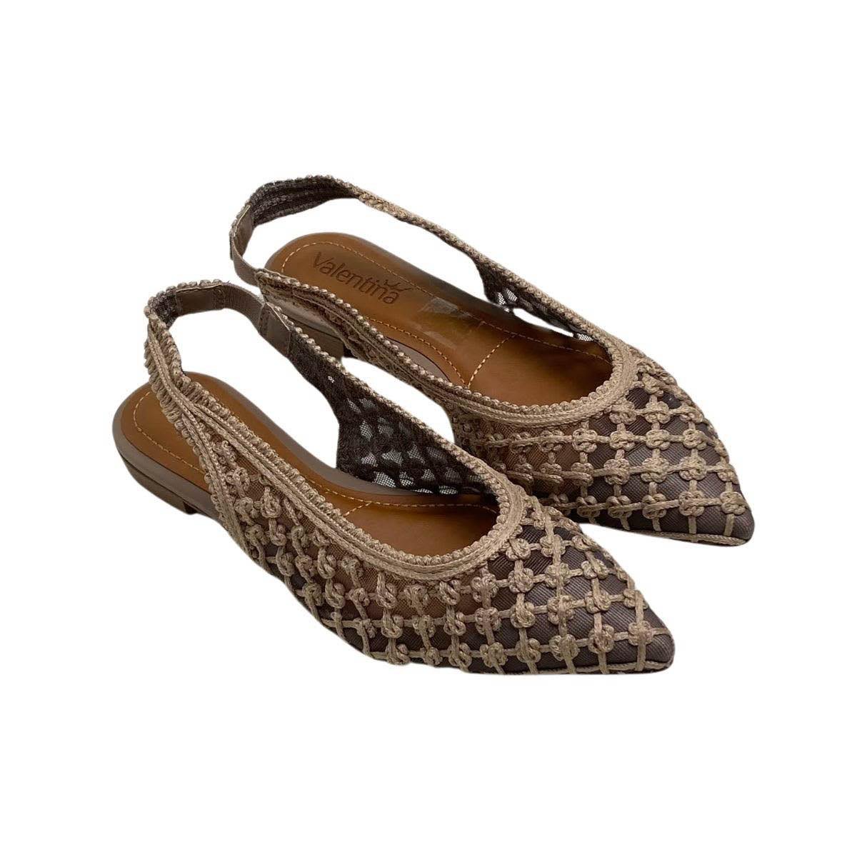 Sapatilha Valentina Feminina 373318 Bege Bege 4