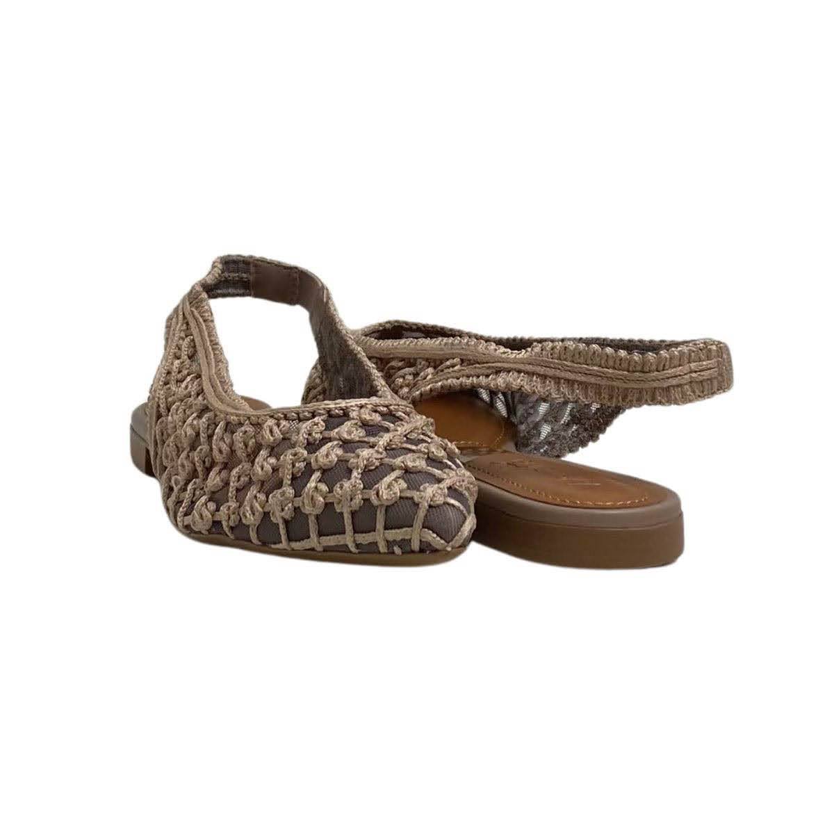 Sapatilha Valentina Feminina 373318 Bege Bege 5