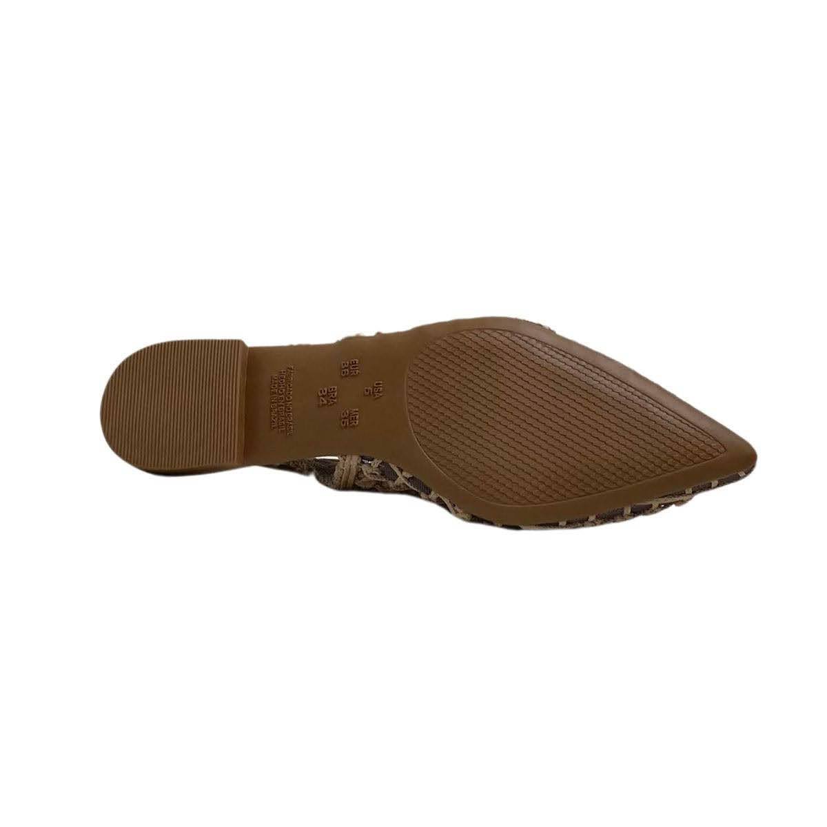 Sapatilha Valentina Feminina 373318 Bege Bege 6