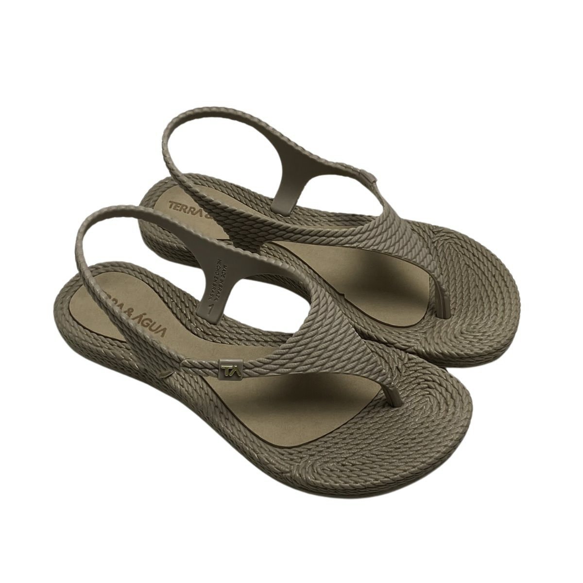 Sandália Terra e Água Feminina 260602 Bege Bege 4