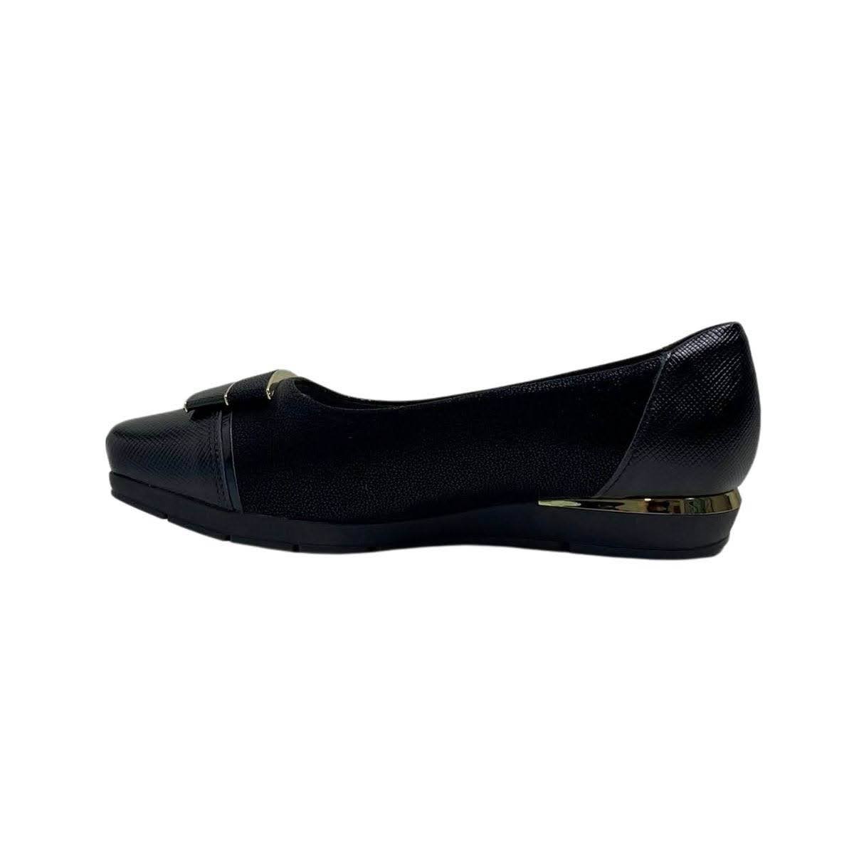 Sapatilha Piccadilly Feminina 147325 Preta Preto 3