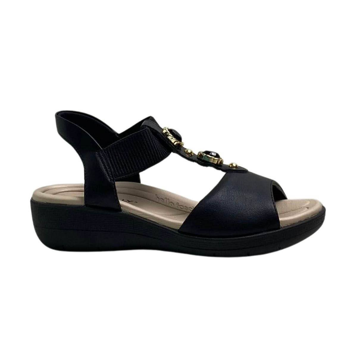 Sandália Piccadilly Feminina 239033 Preta