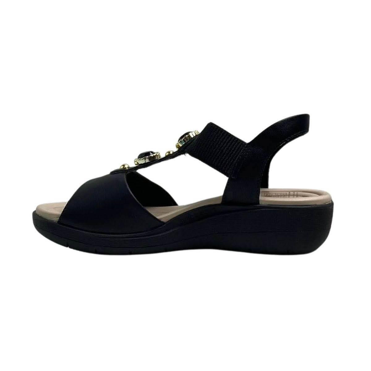 Sandália Piccadilly Feminina 239033 Preta Preto 3