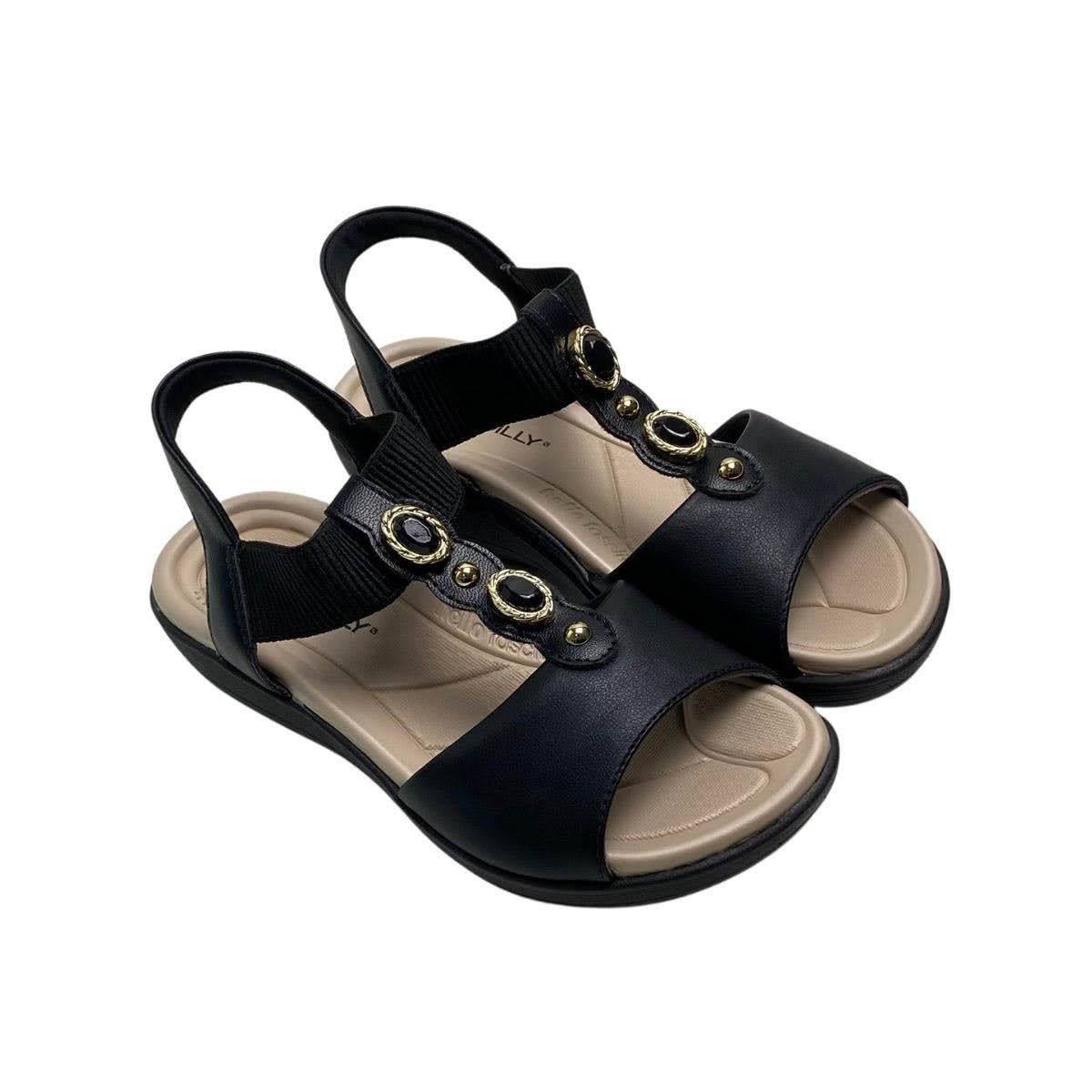 Sandália Piccadilly Feminina 239033 Preta Preto 4