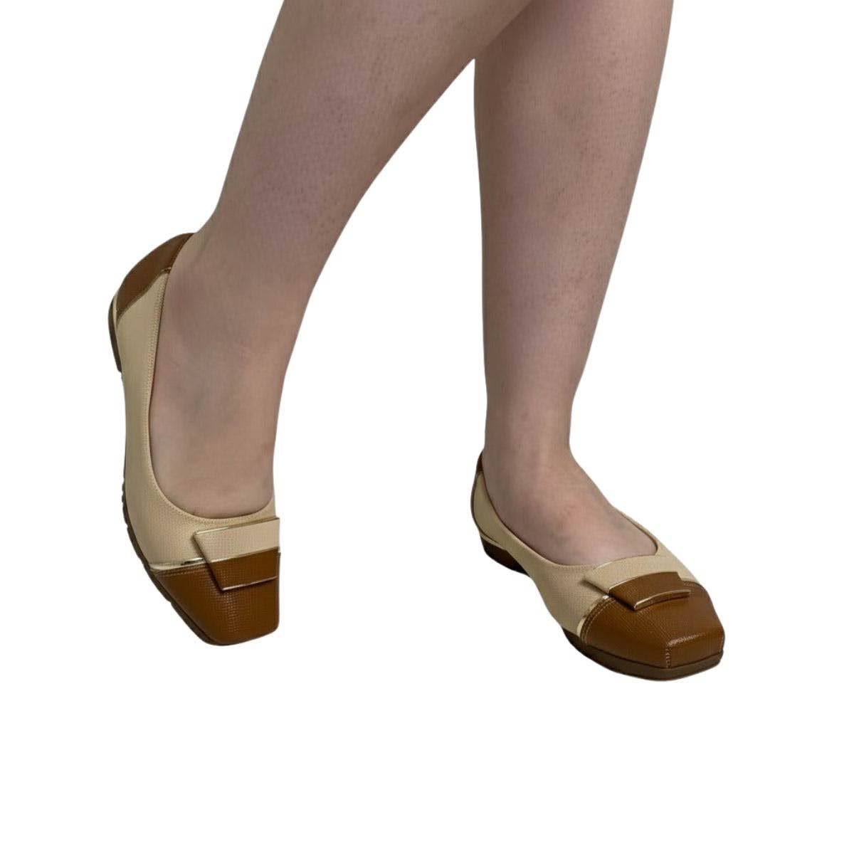 Sapatilha Piccadilly Feminina 147325 Bege Bege 2