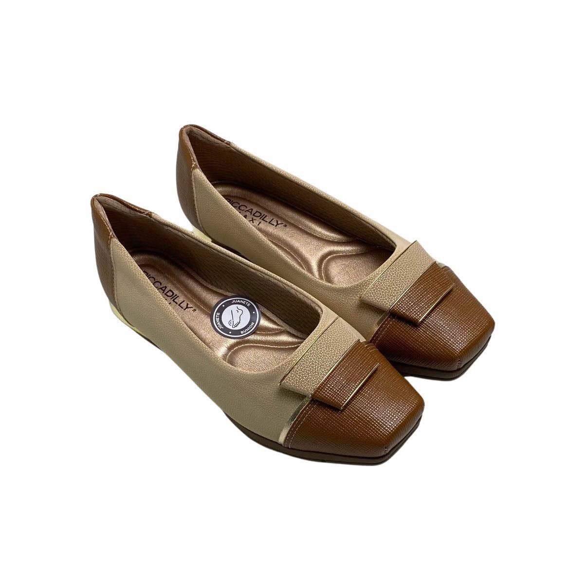 Sapatilha Piccadilly Feminina 147325 Bege Bege 4