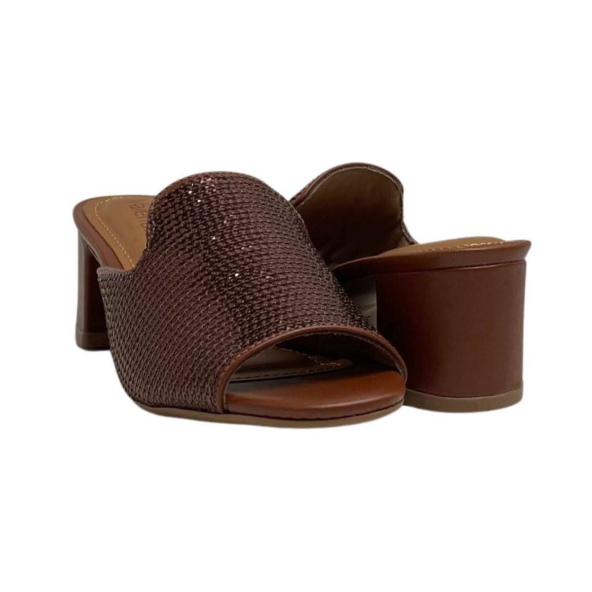 Tamanco Valentina Feminino 457011 Marrom Escuro Marrom 5