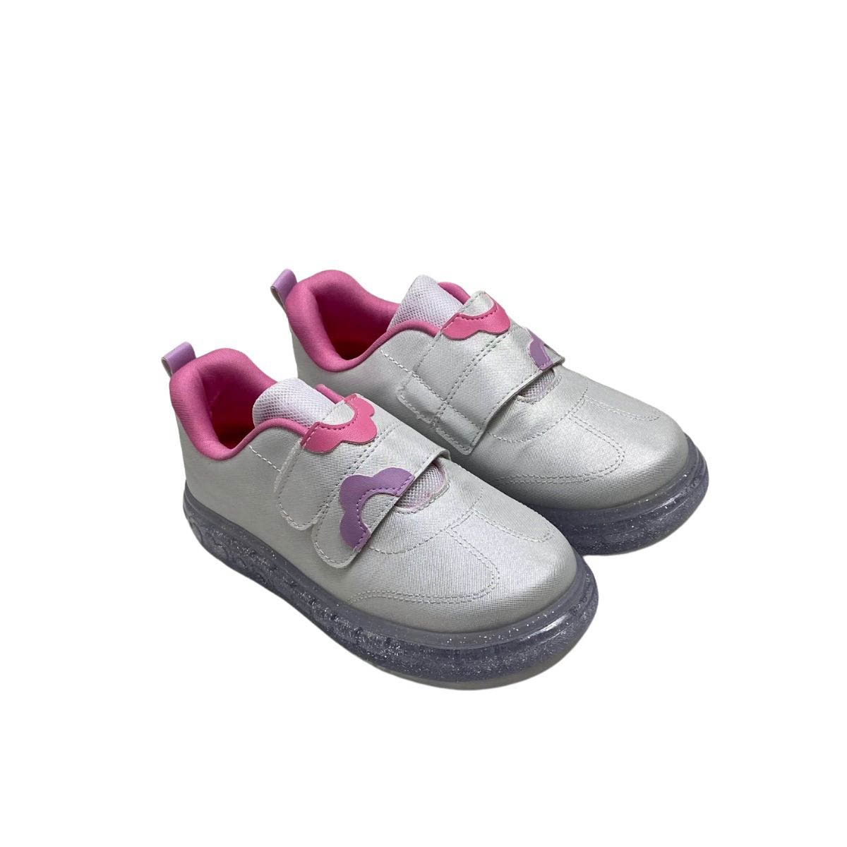 Tênis Infantil Led Pampili Menina 483045000 Branco Branco 5