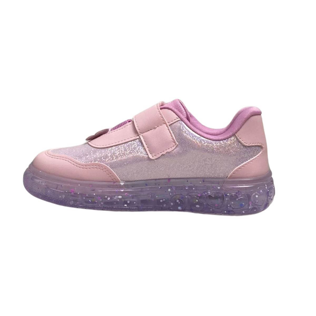 Tênis Infantil Led Pampili Menina 483055000 Rosa Rosa 3