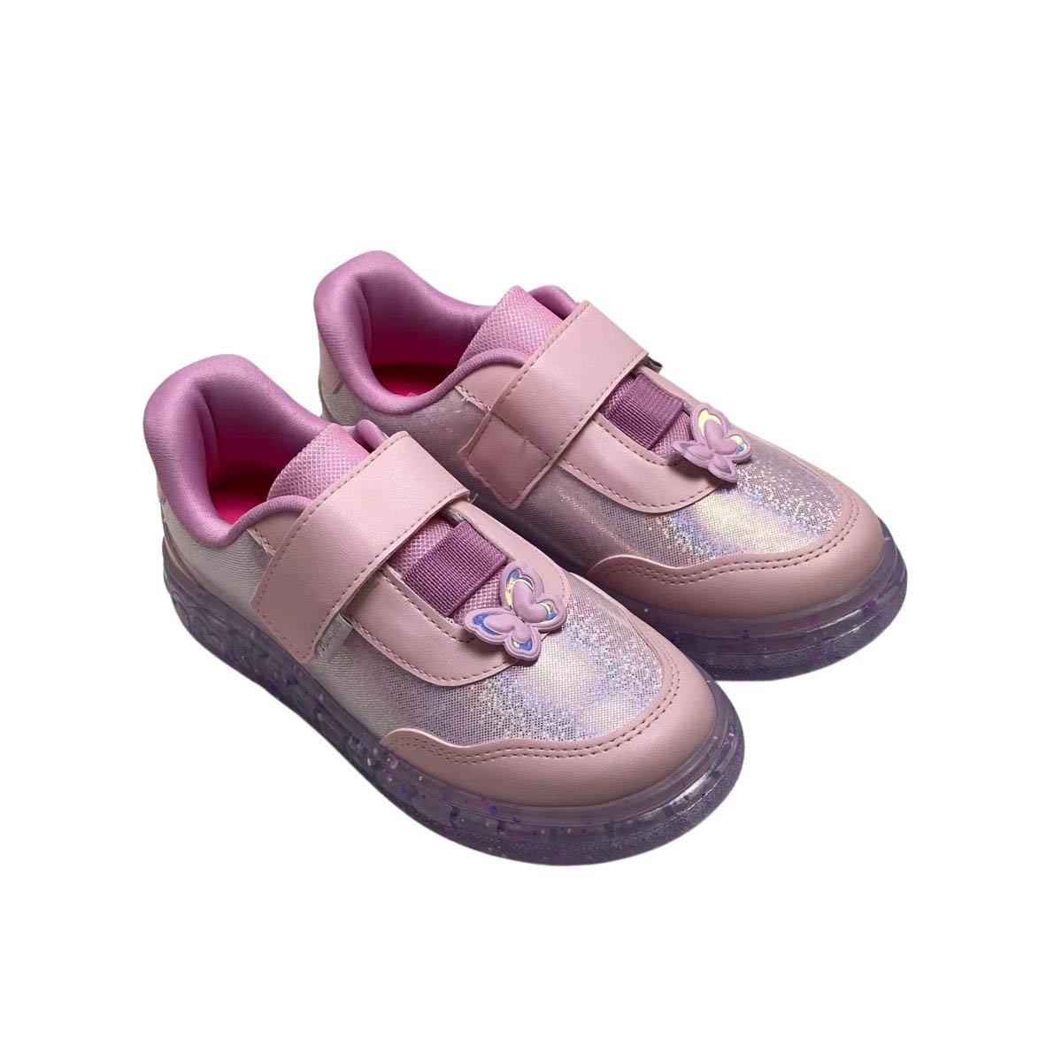 Tênis Infantil Led Pampili Menina 483055000 Rosa Rosa 5