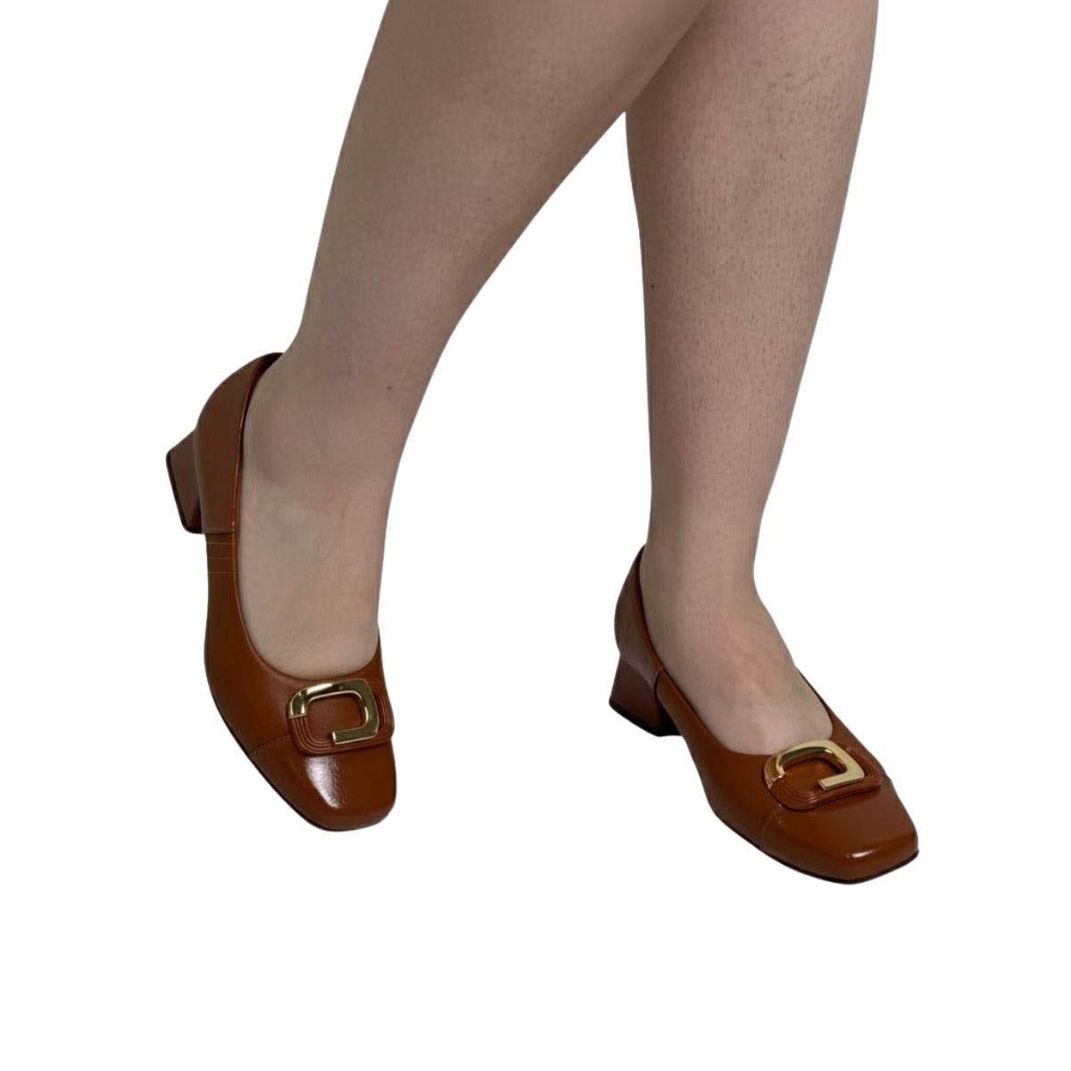 Sapato Piccadilly Feminino 160105P Marrom Marrom 2