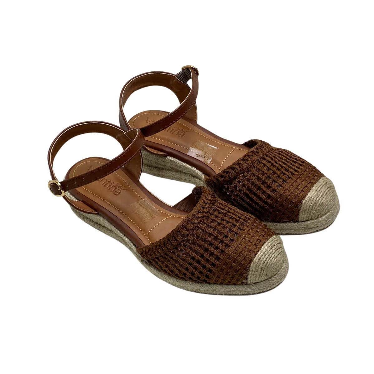 Sandália Valentina Feminina 509044 Marrom Marrom 4