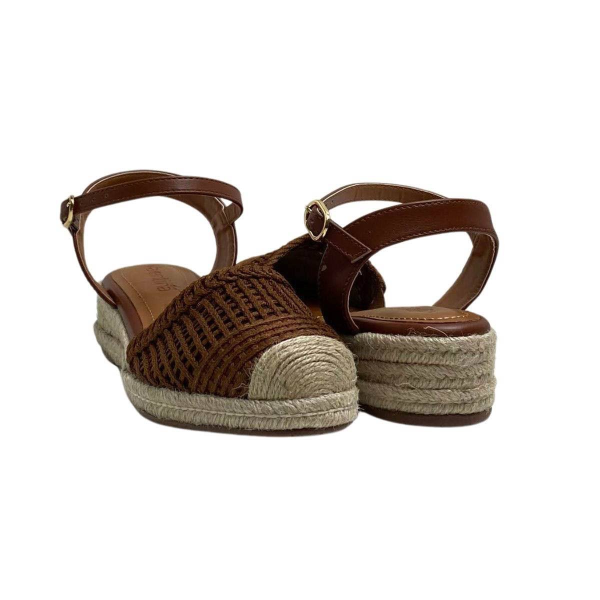 Sandália Valentina Feminina 509044 Marrom Marrom 5