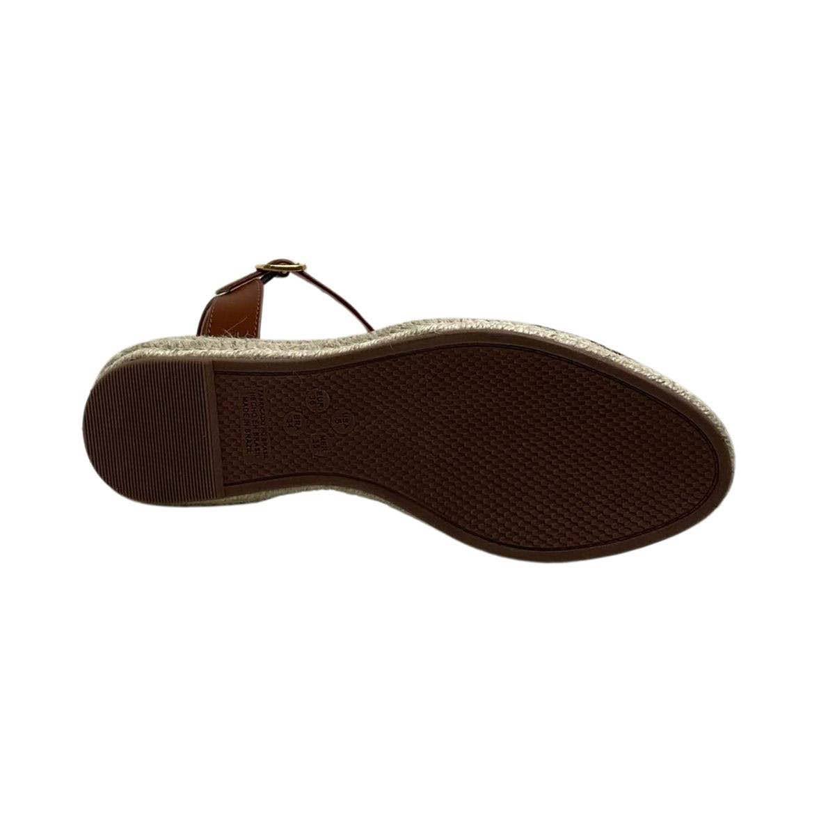 Sandália Valentina Feminina 509044 Marrom Marrom 6