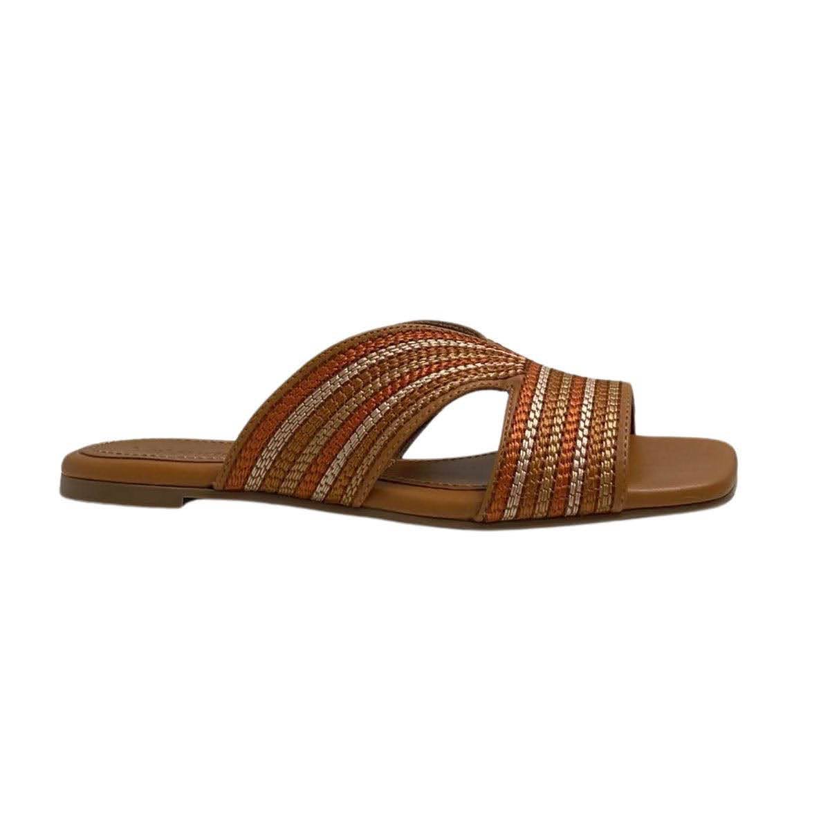 Rasteira Valentina Feminina 236001 Marrom