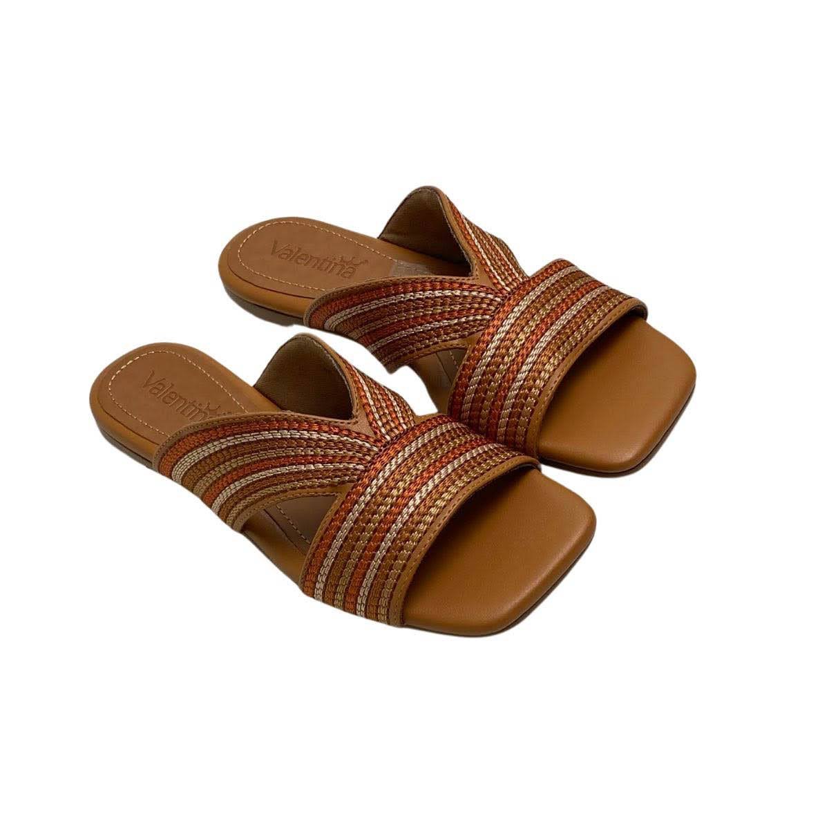 Rasteira Valentina Feminina 236001 Marrom Marrom 4