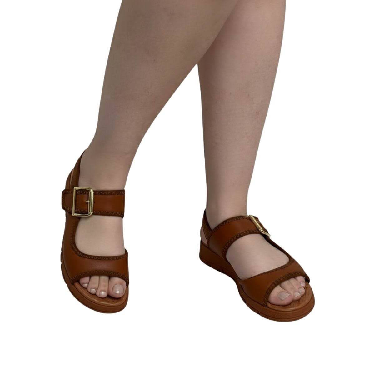 Papete Piccadilly Feminina 571019 Marrom Marrom 2