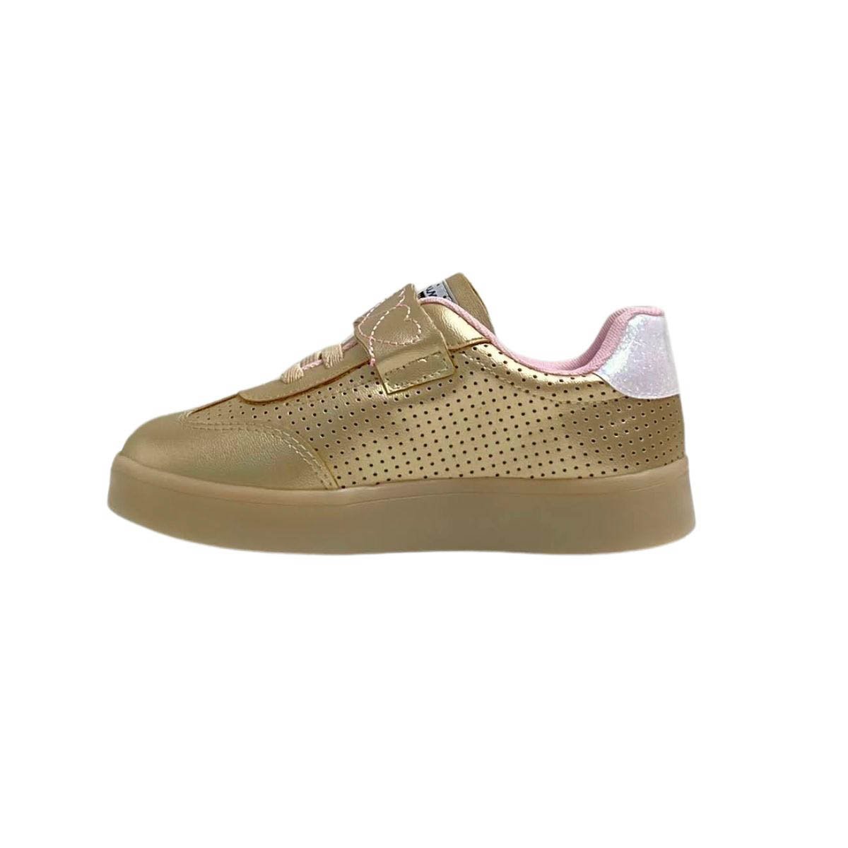 Tênis Mini Sua Cia Infantil Menina 706500733 Dourado Dourado 3