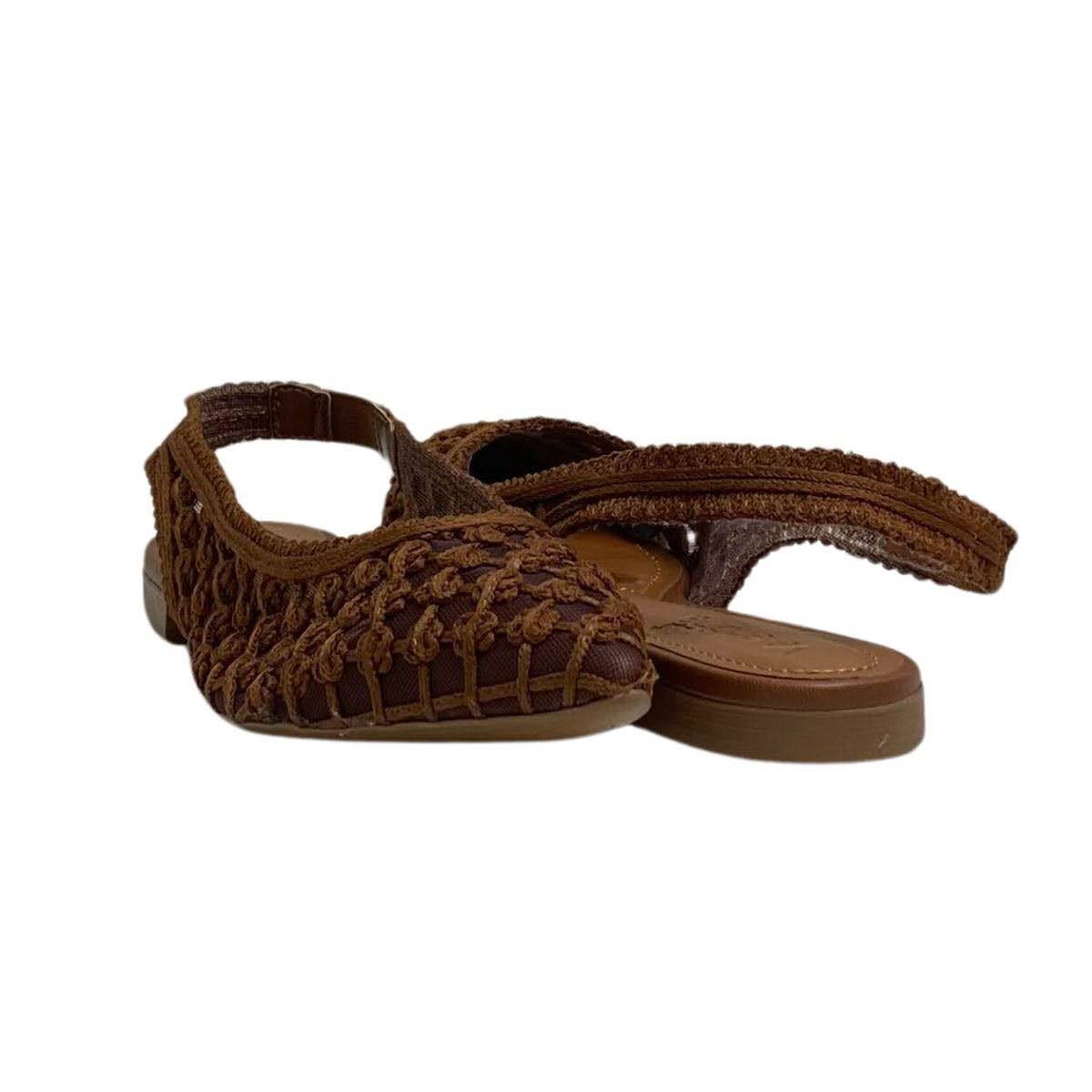 Sapatilha Valentina Feminina 373318 Marrom Escuro Marrom 5