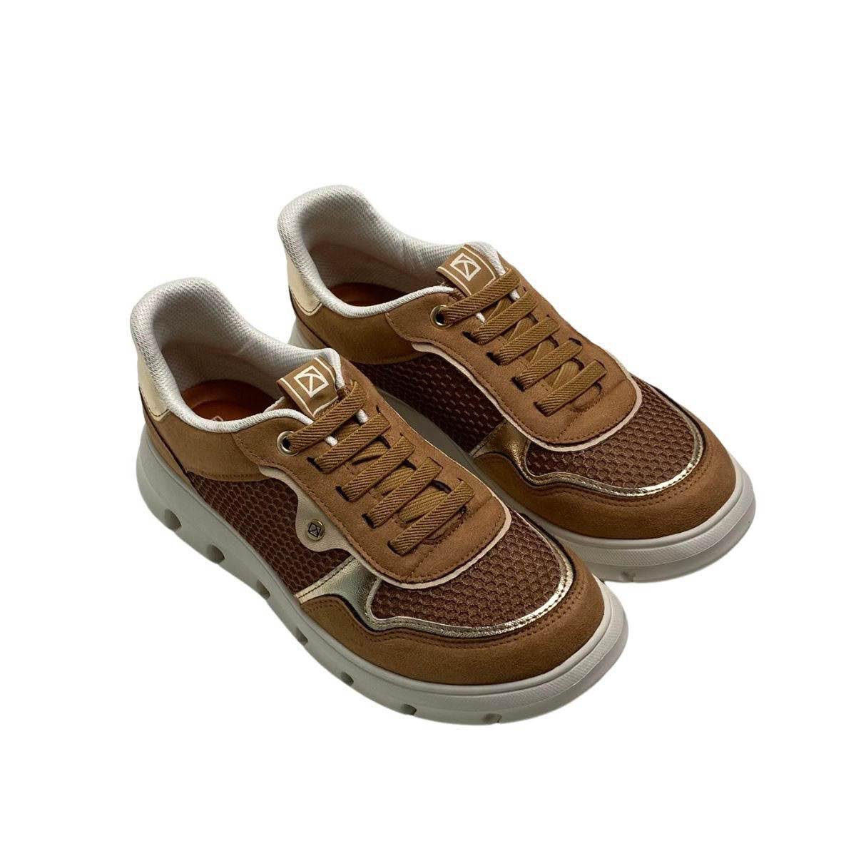 Tênis Piccadilly Feminino 938001 Marrom Marrom 4