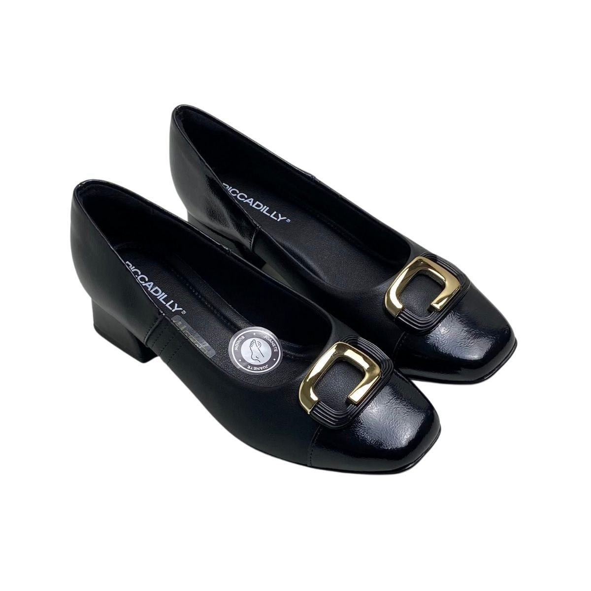 Sapato Piccadilly Feminino 160105P Preto Preto 4