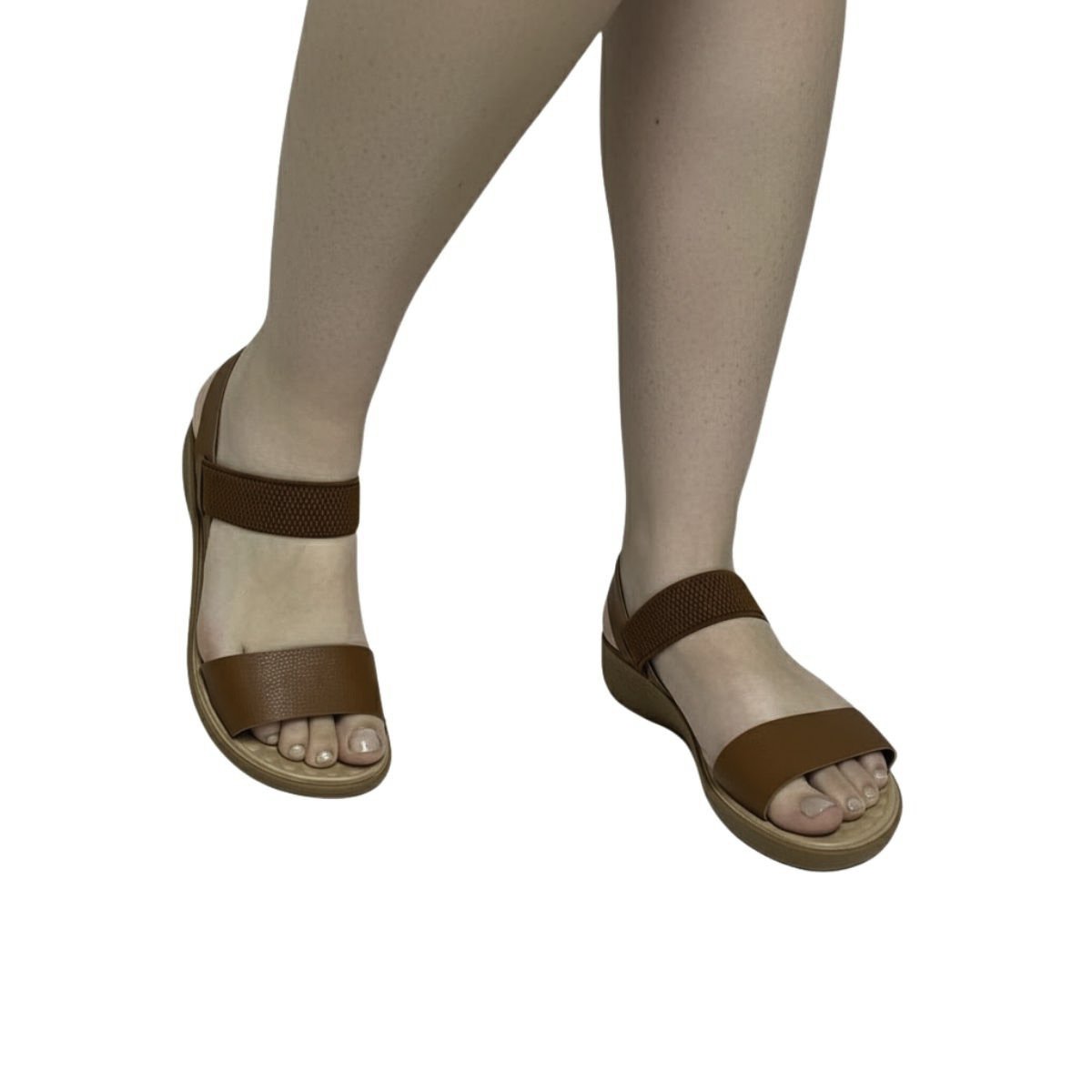 Sandália Terra e Água Feminina 479011 Marrom Marrom 2