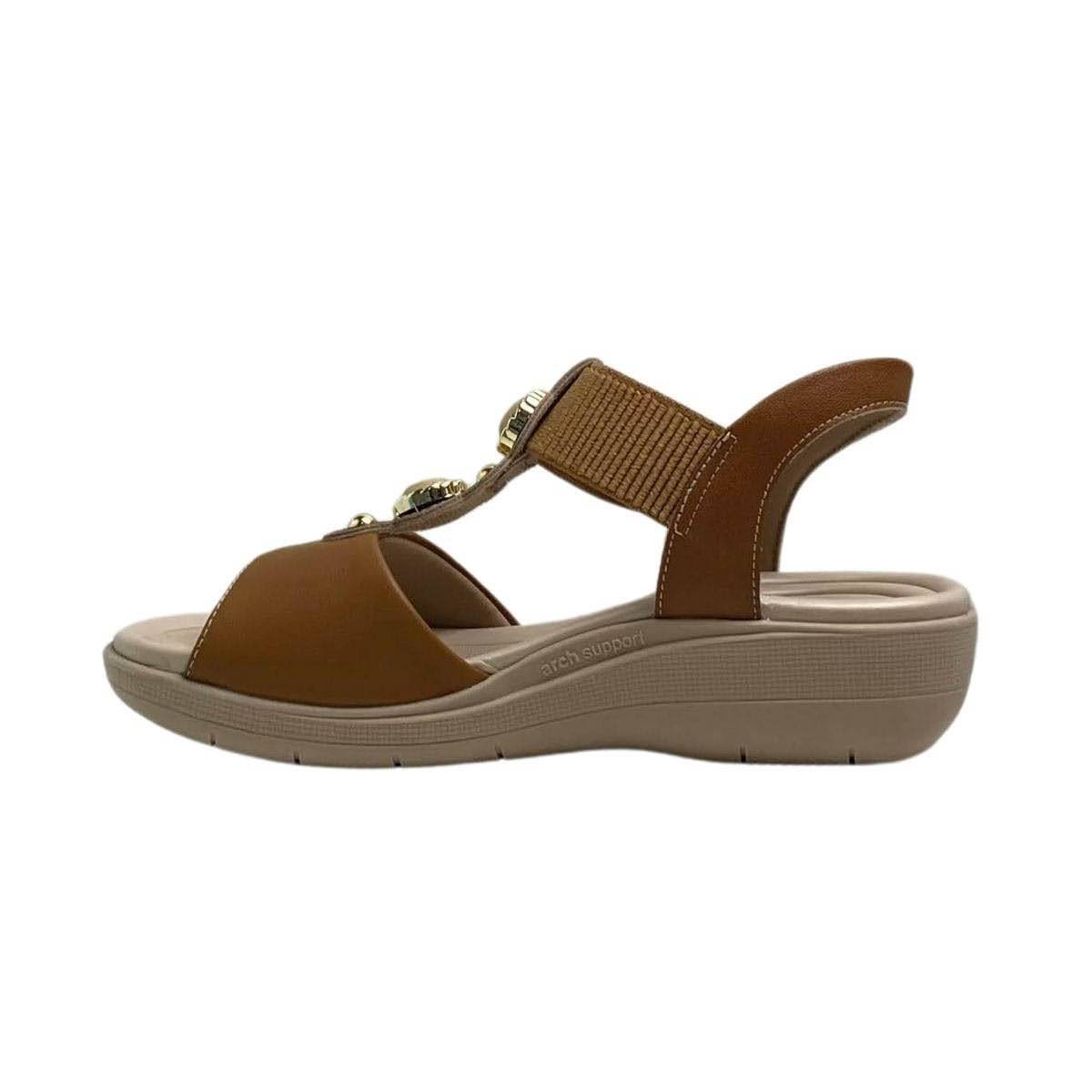 Sandália Piccadilly Feminina 239033 Marrom Marrom 3